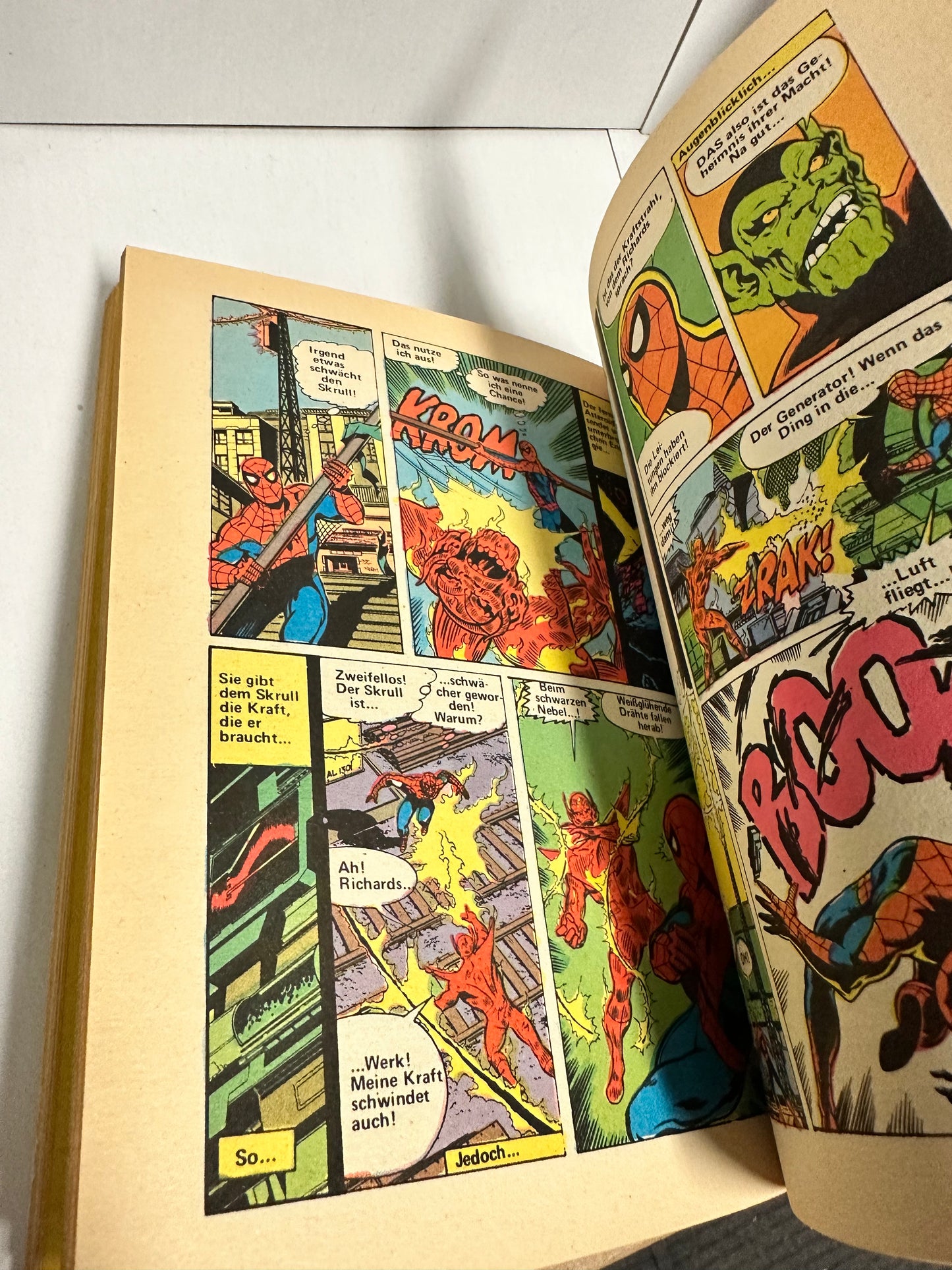 Fantastic Four rare vintage Marvel German comic book 1981