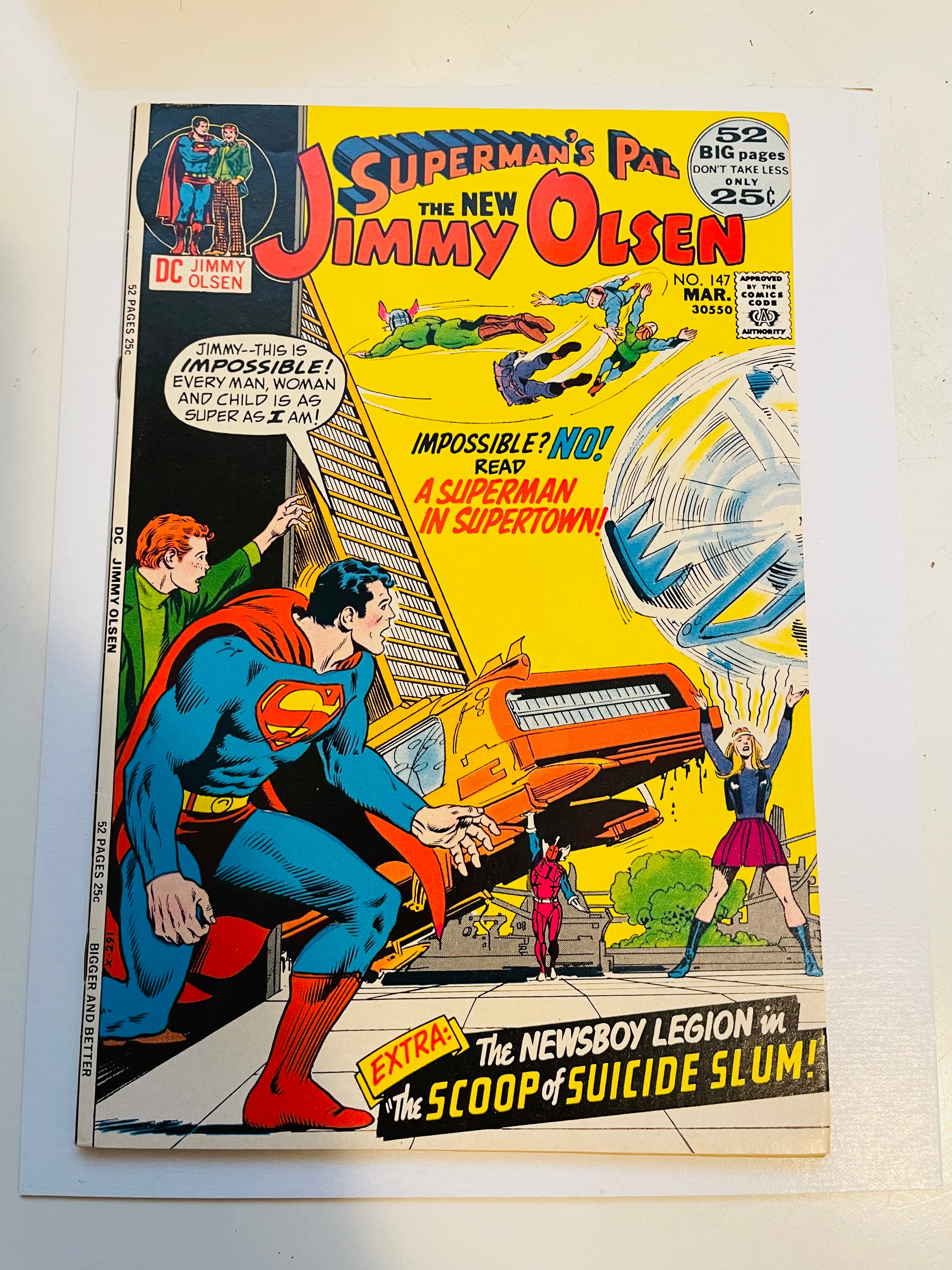 Superman’s pal Jimmy Olsen #147 comic book