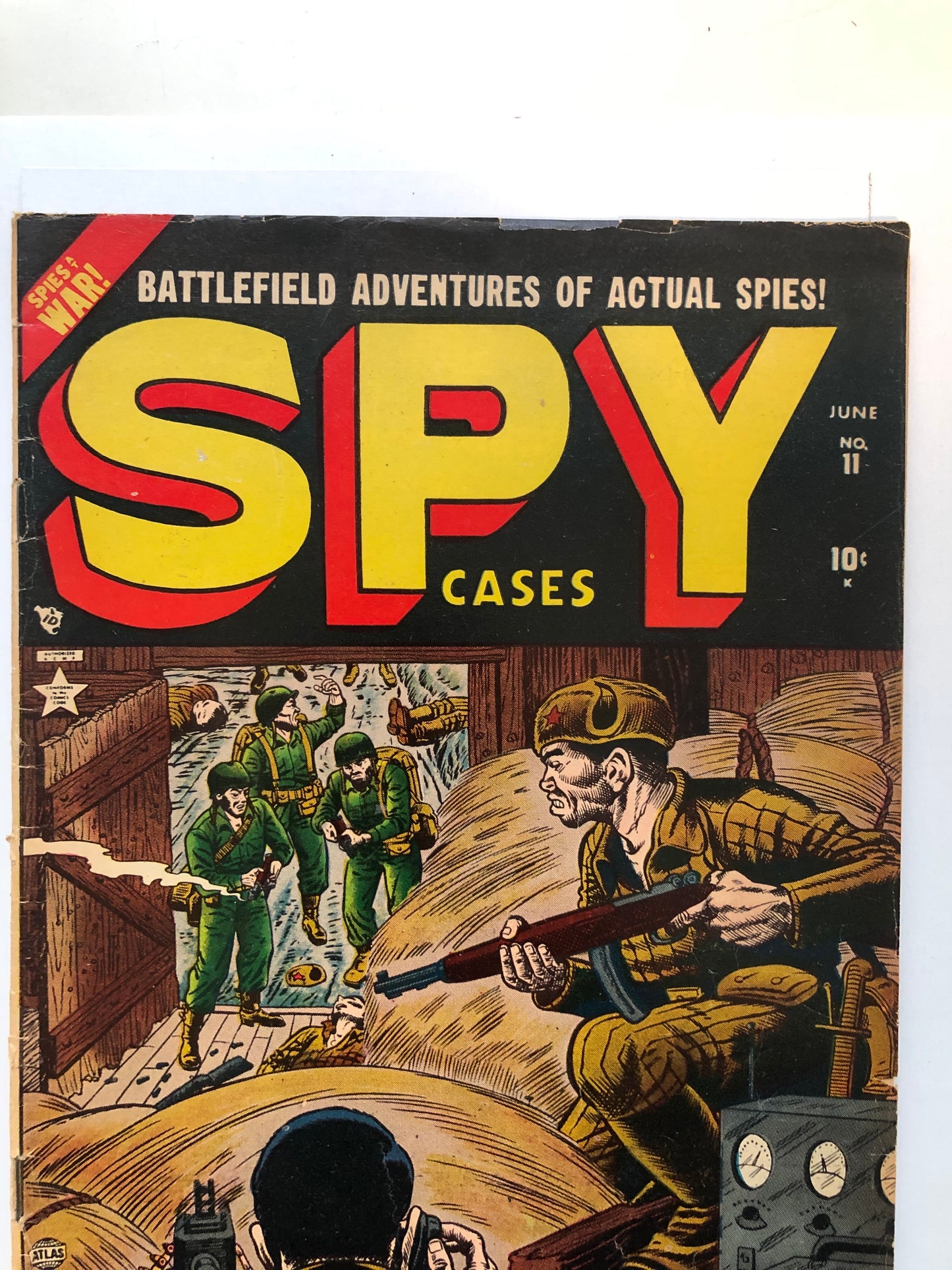 Spy Cases vintage War comic book 1952