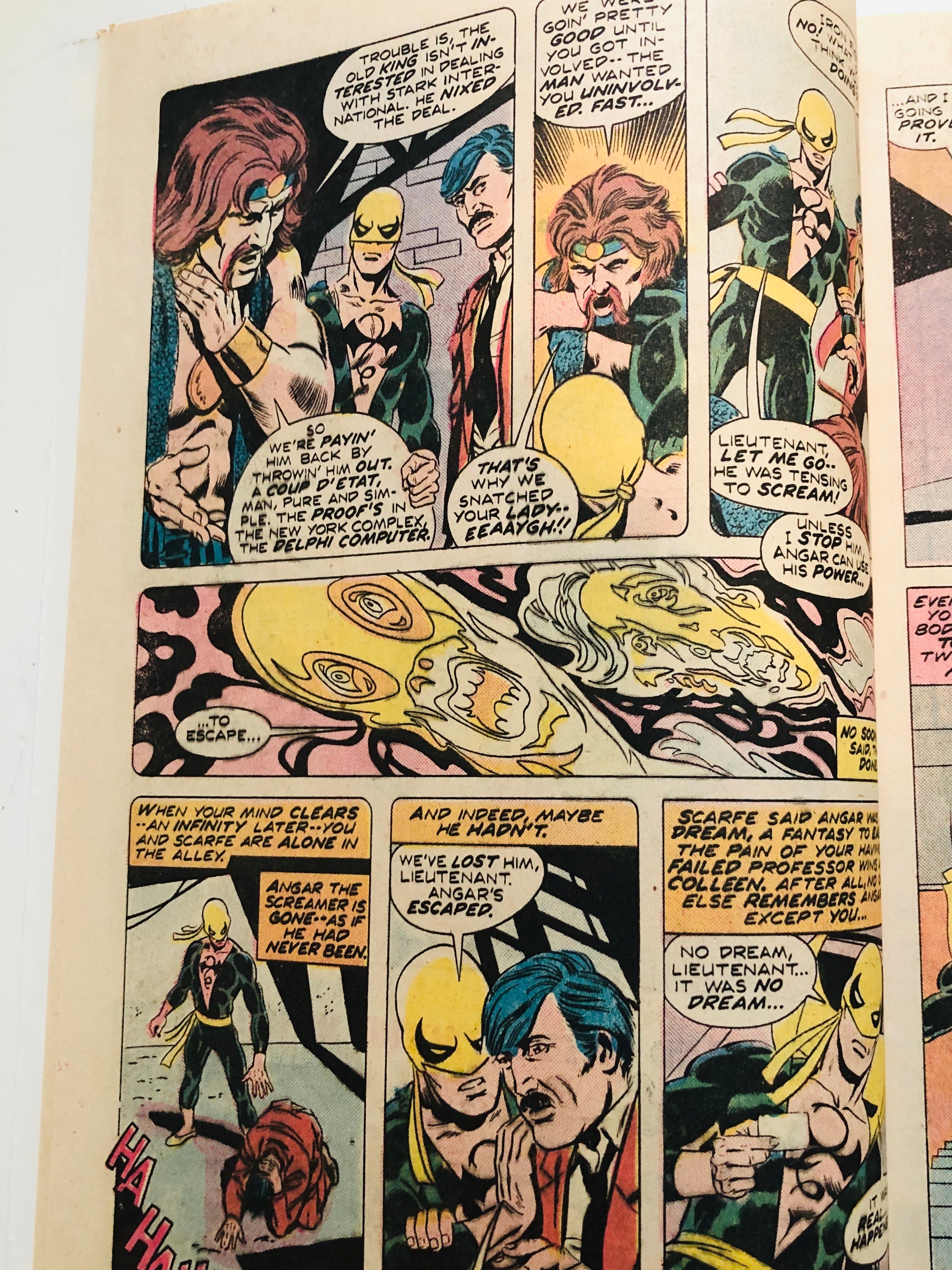 Iron Fist #1 high grade comic book 1975