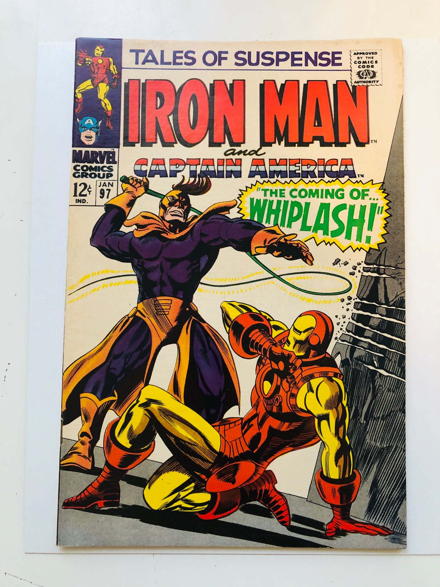 Iron Man #97 first appearance Whiplash comic book