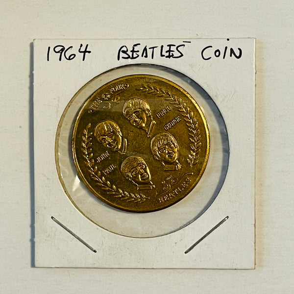 Beatles rare original commerative coin from 1964