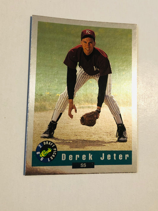 Derek Jeter Classic baseball rookie card 1992