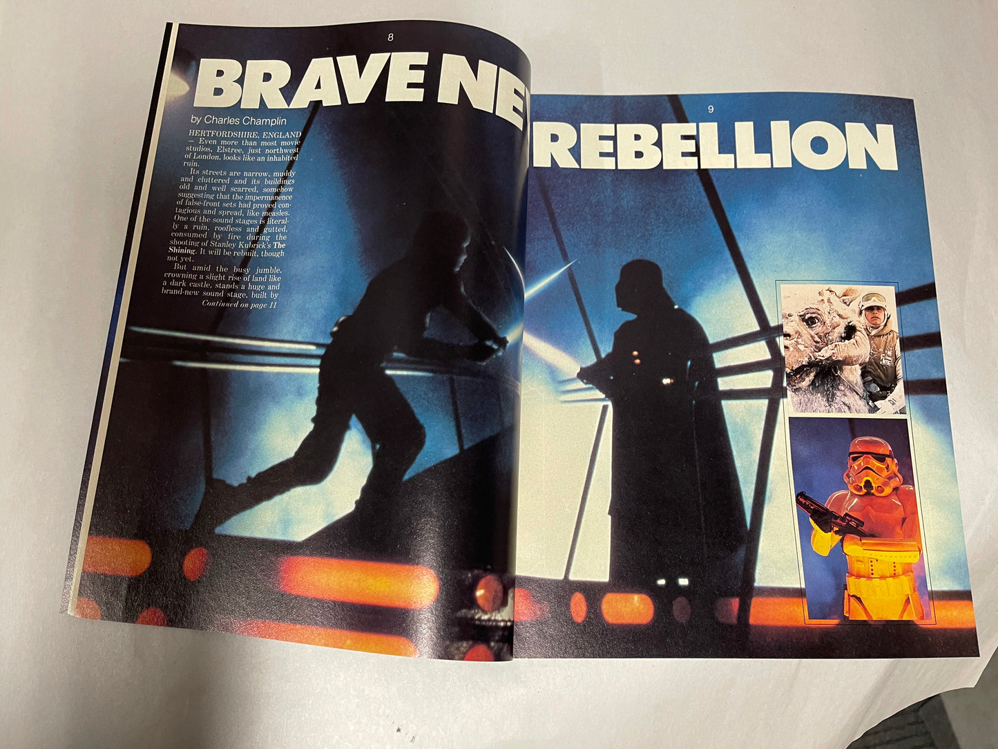 Empire Strikes Back Marquee movie magazine first appearance for this movie 1980