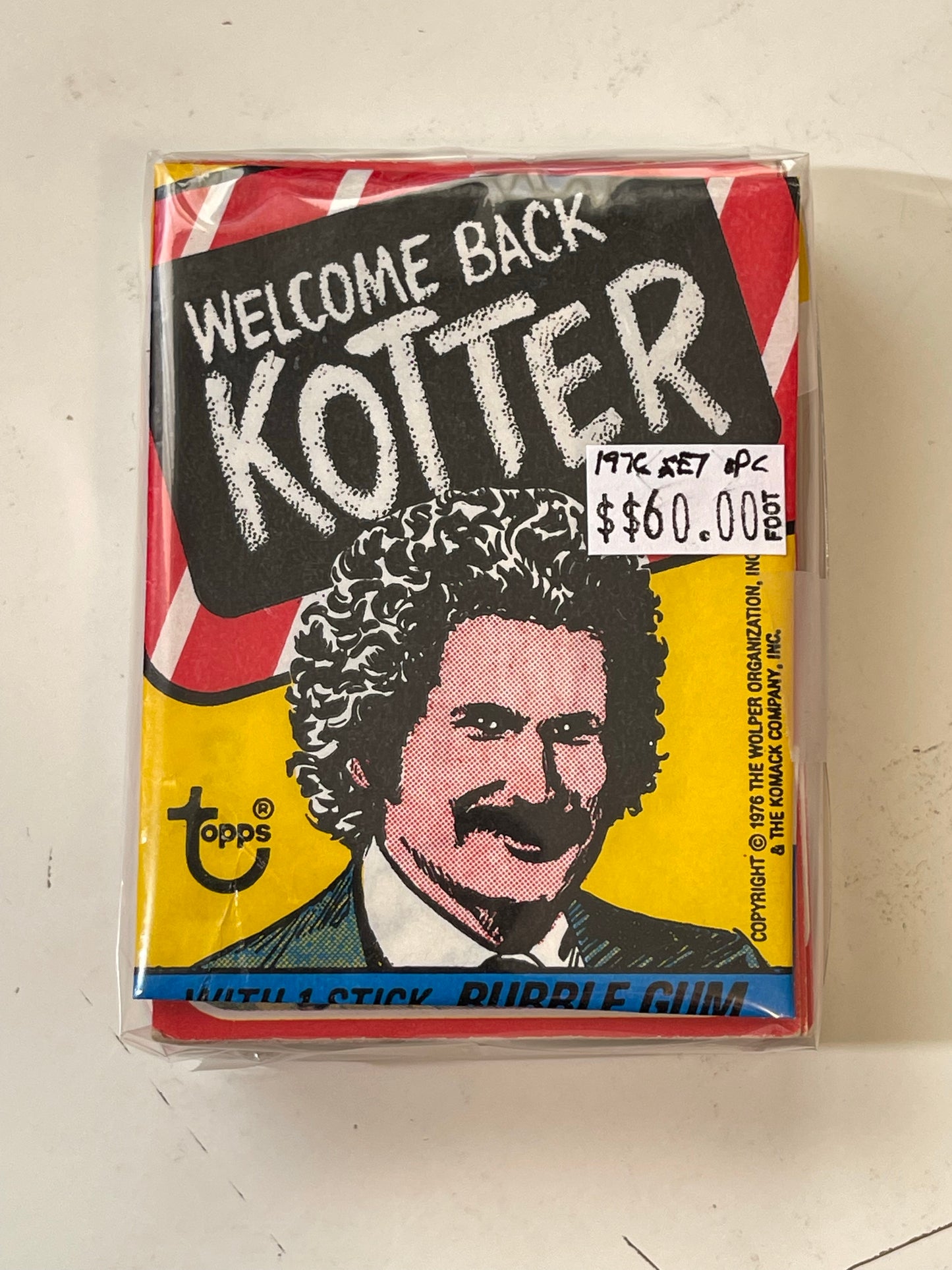 Welcome Back Kotter TV show opc Canadian cards set with wrapper 1976