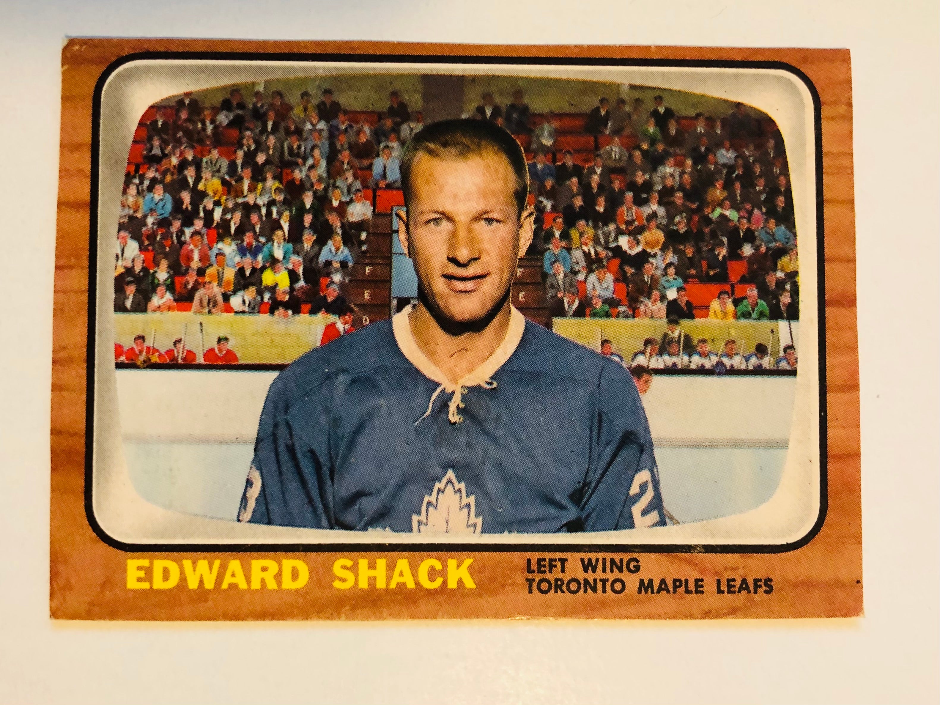 Eddie Shack opc hockey card 1966