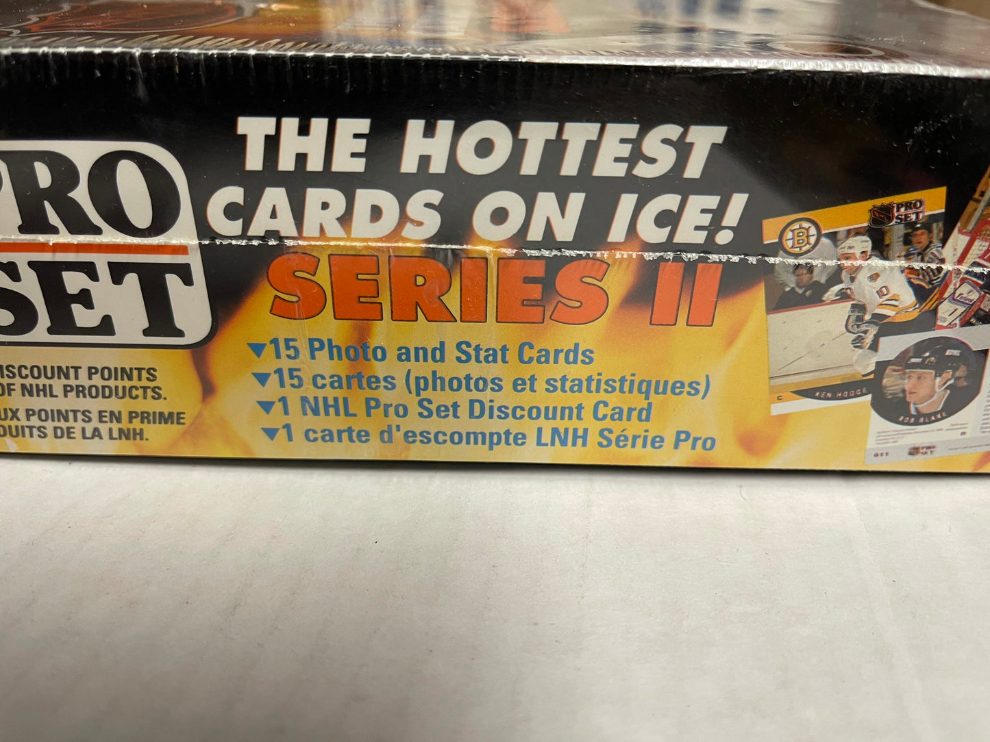 Proset hockey series 2 cards 36 packs factory sealed box 1990