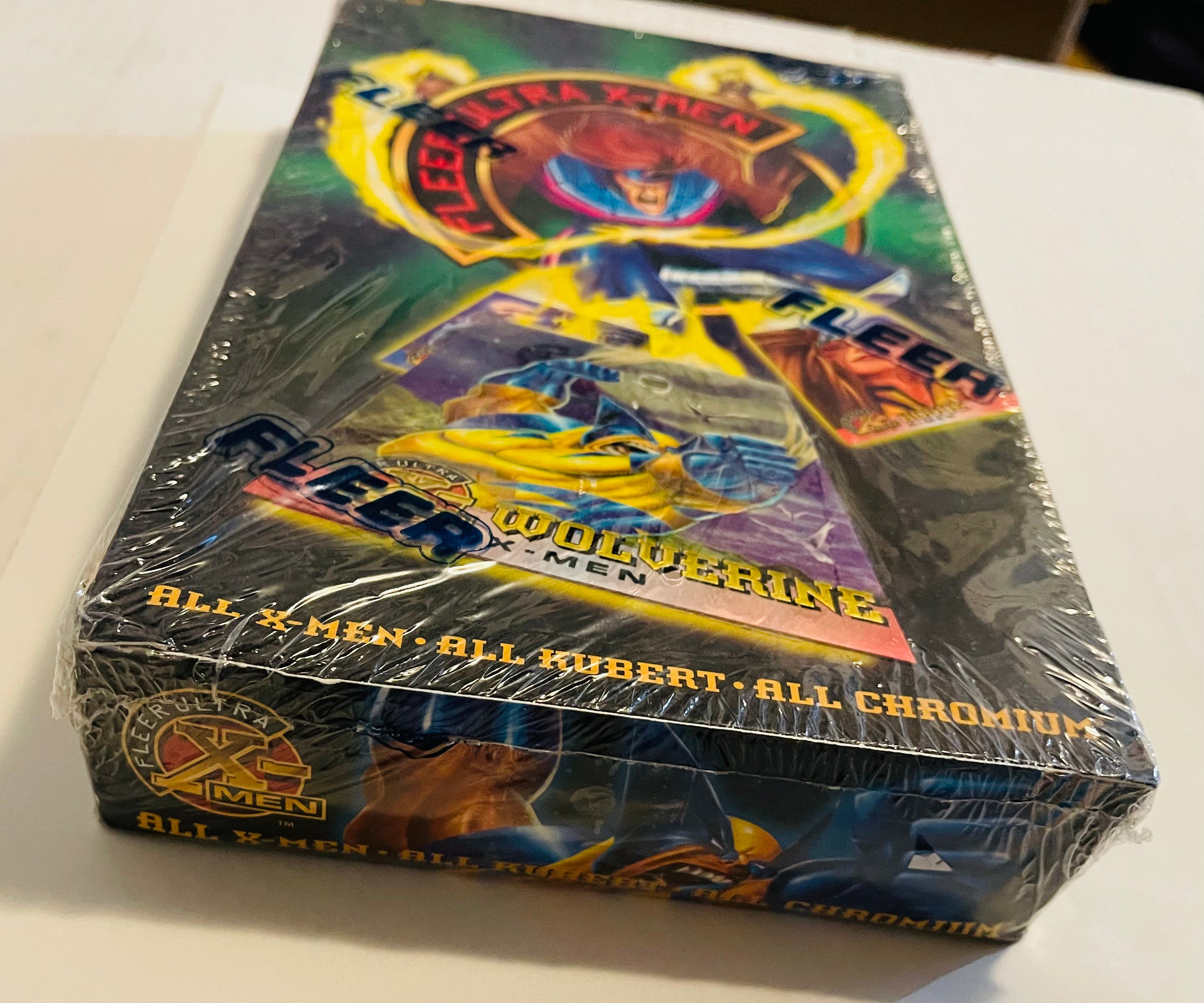 X-Men Ultra Chromium high end cards factory sealed box 1995