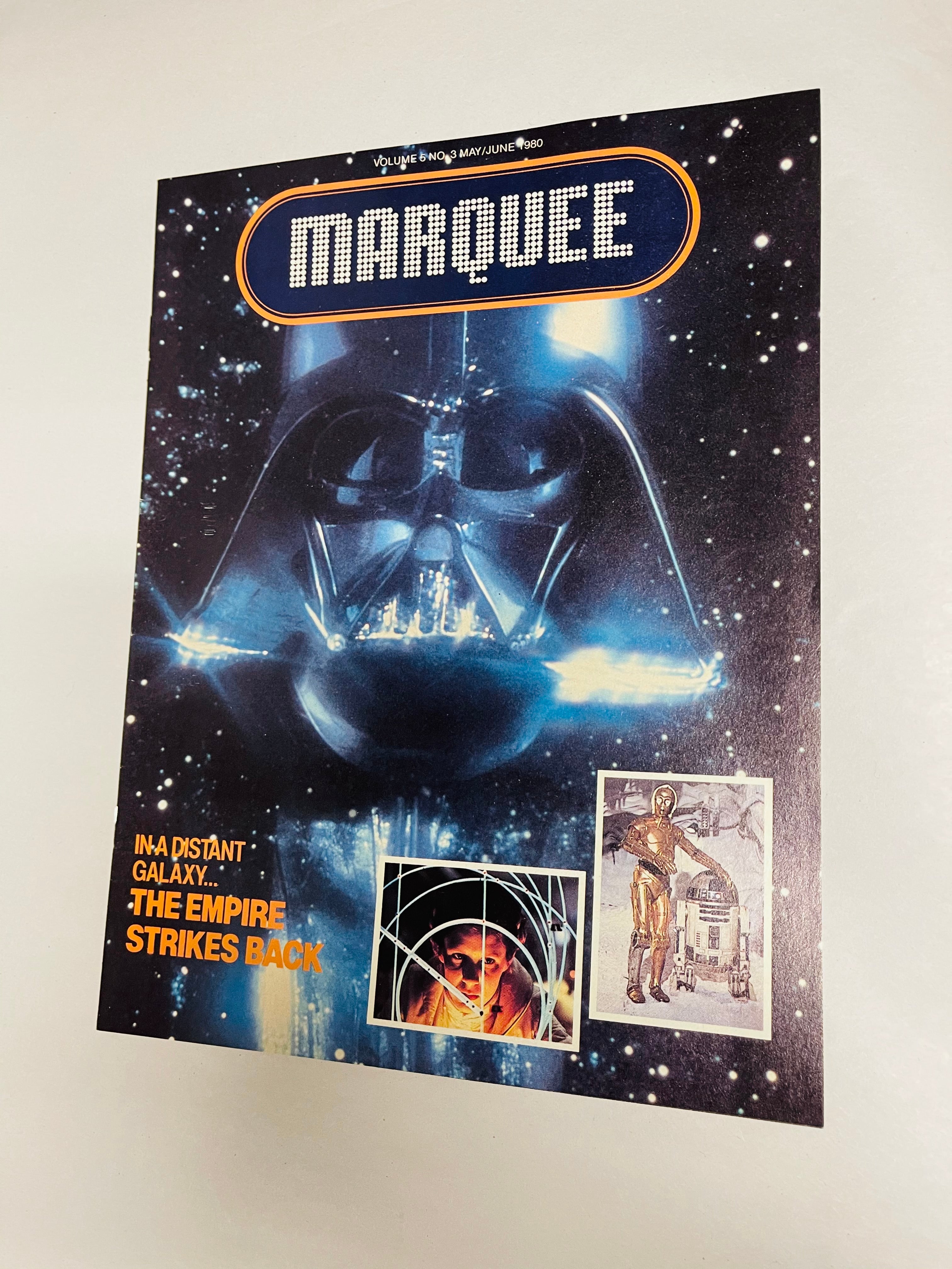 Empire Strikes Back Marquee movie magazine first appearance for this movie 1980