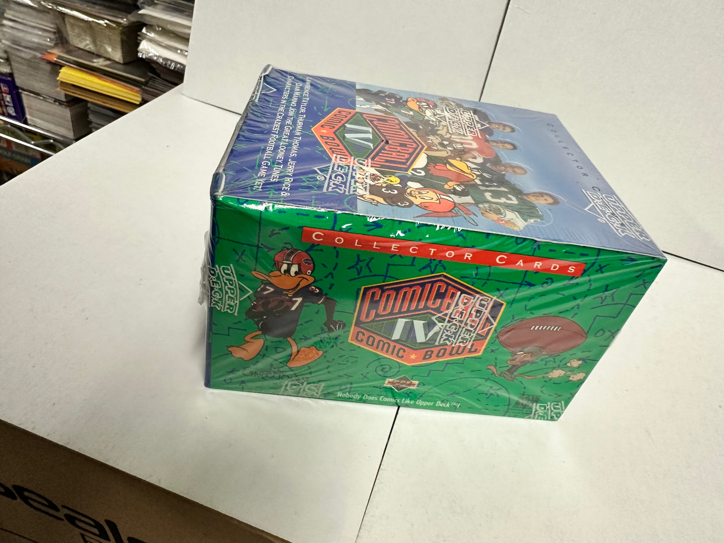 Comic ball Comic Bowl football factory sealed Upper Deck box 1993