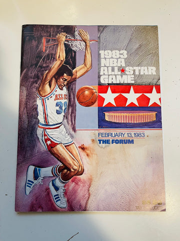 1983 NBA All Star game basketball program – Fastball Collectibles