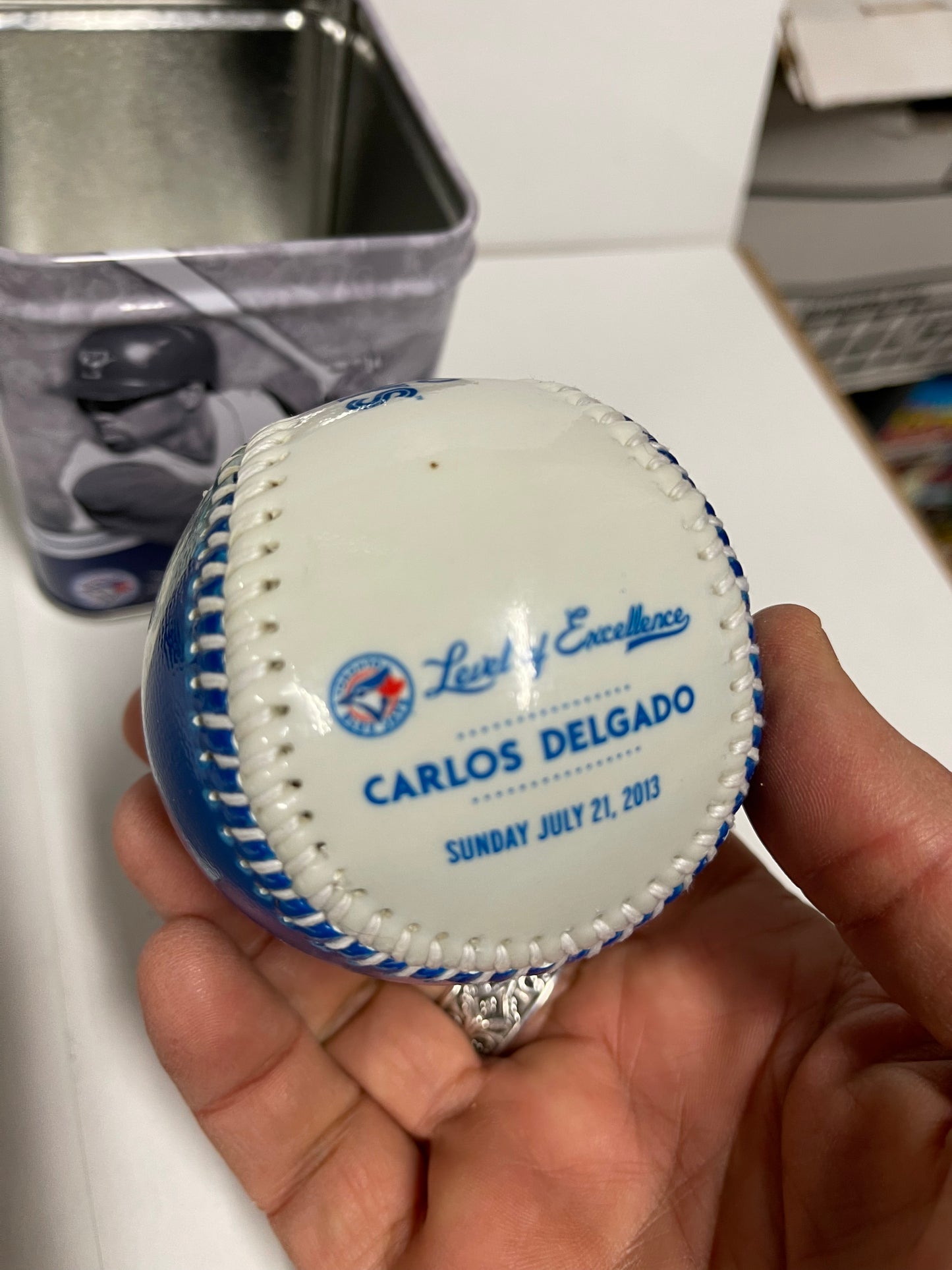 Carlos Delgado limited issued Blue Jays baseball 2013