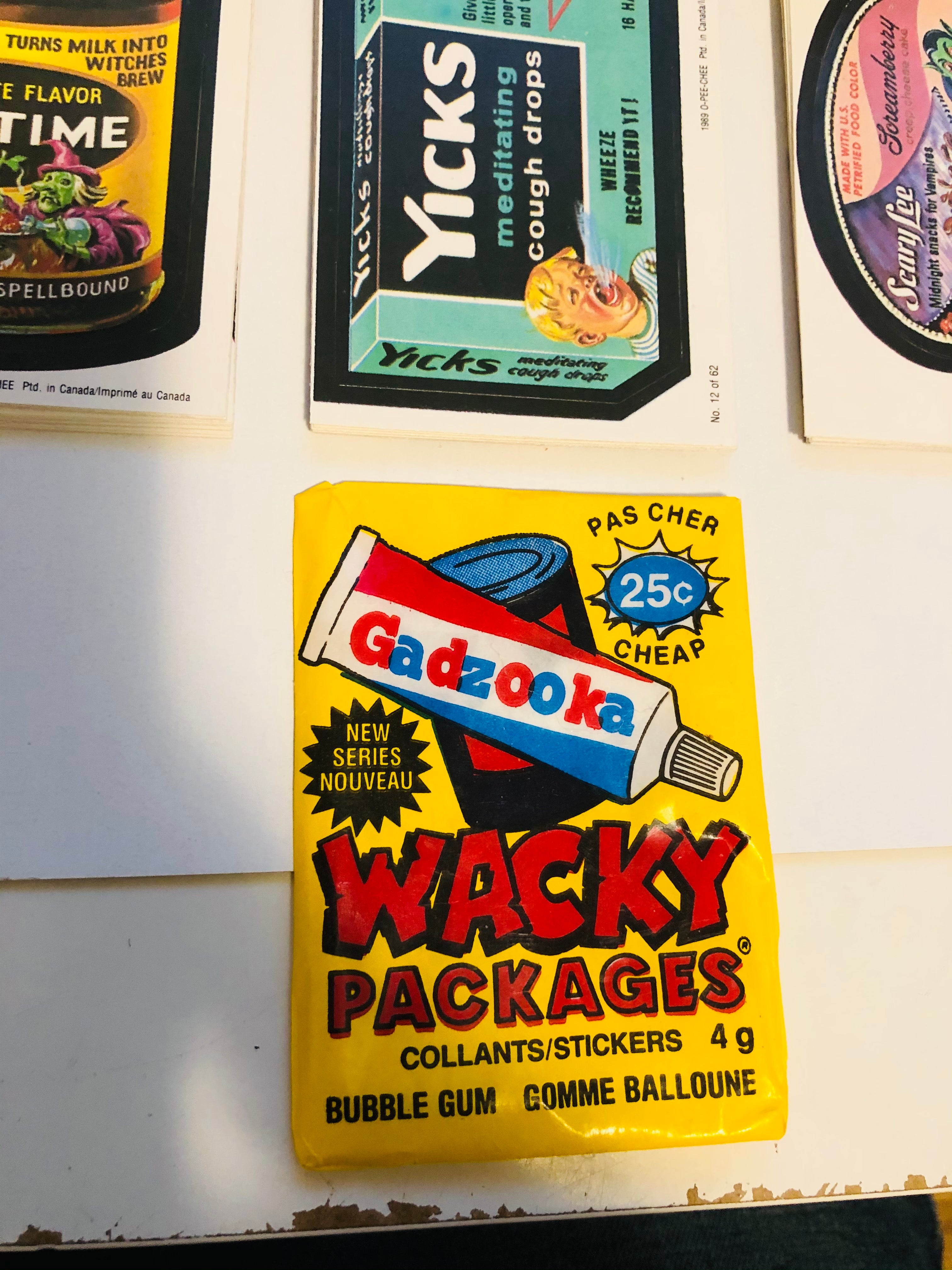 1989 opc Wacky Packages cards set
