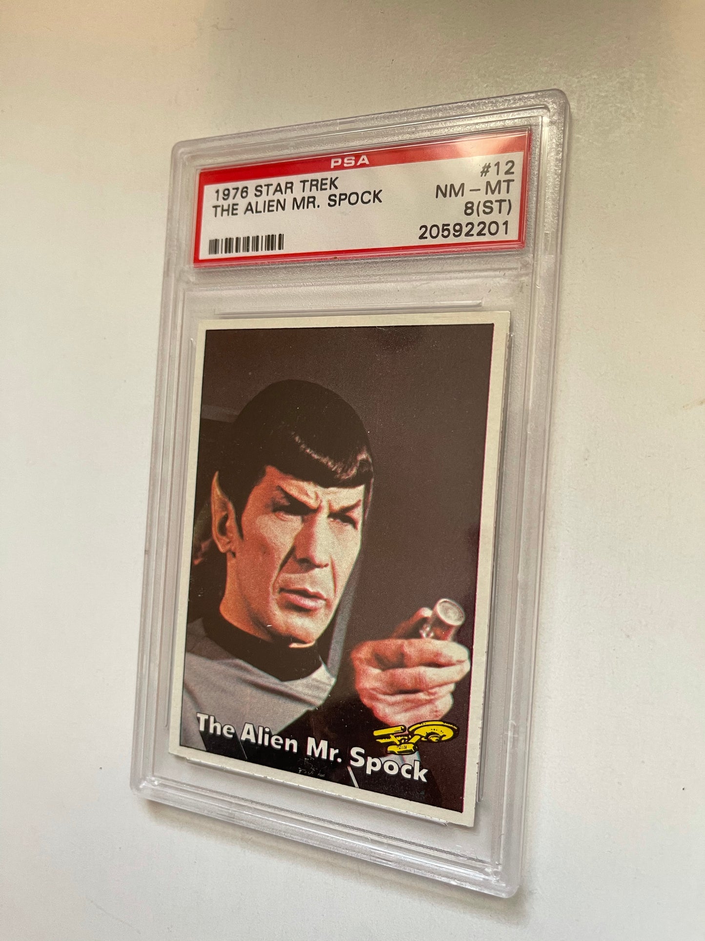 Star Trek The Alien Mr.Spock PSA 8 high grade card  1976