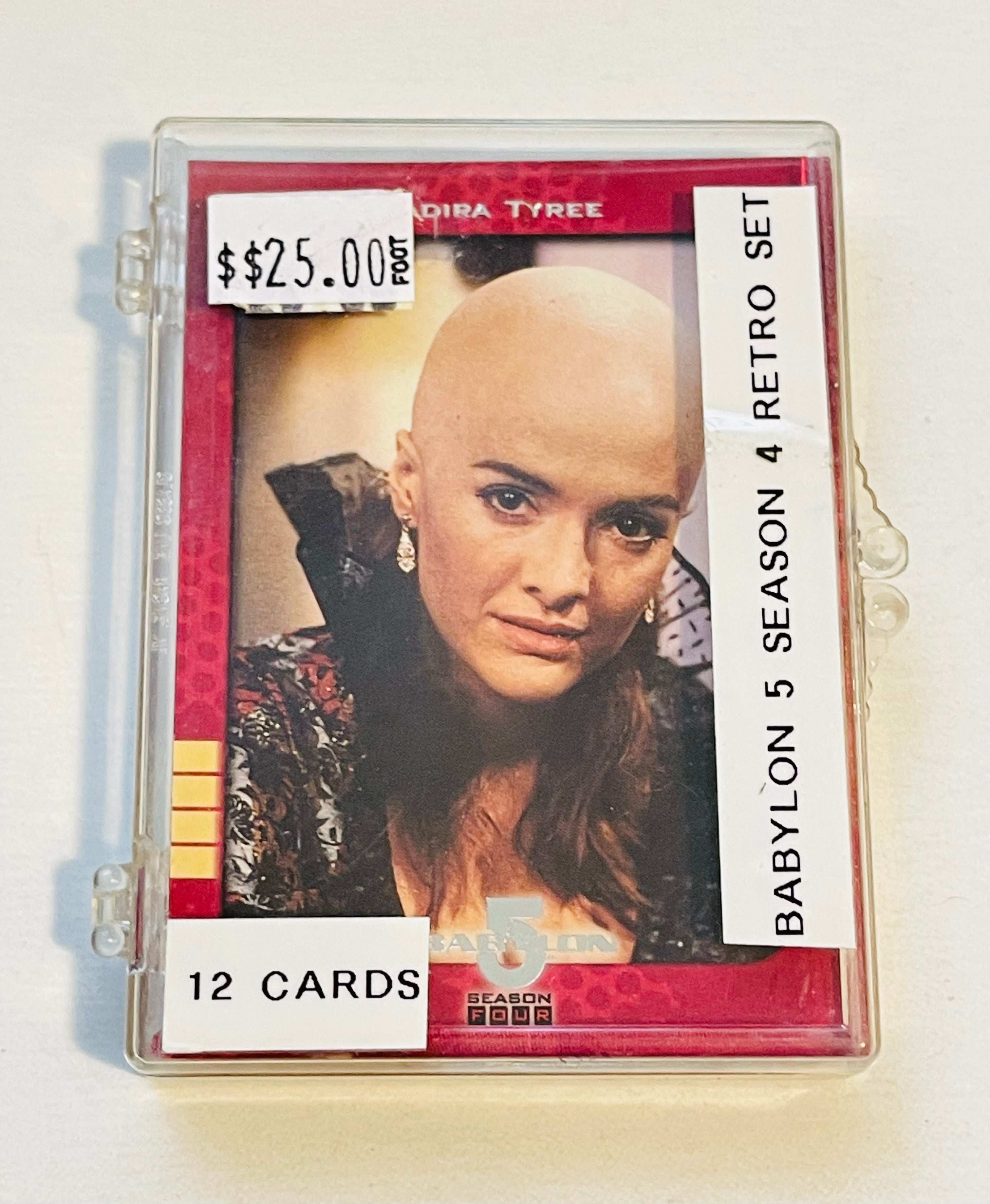 Babylon 5 season 4 insert cards set 1996