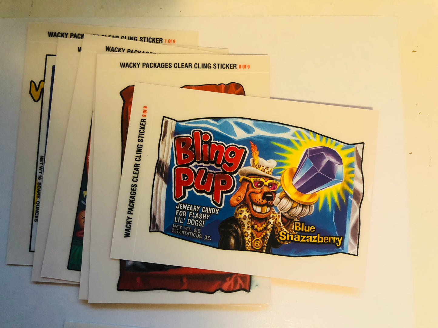 Wacky Packages stickers series 1 set with 2 insert sets 2013