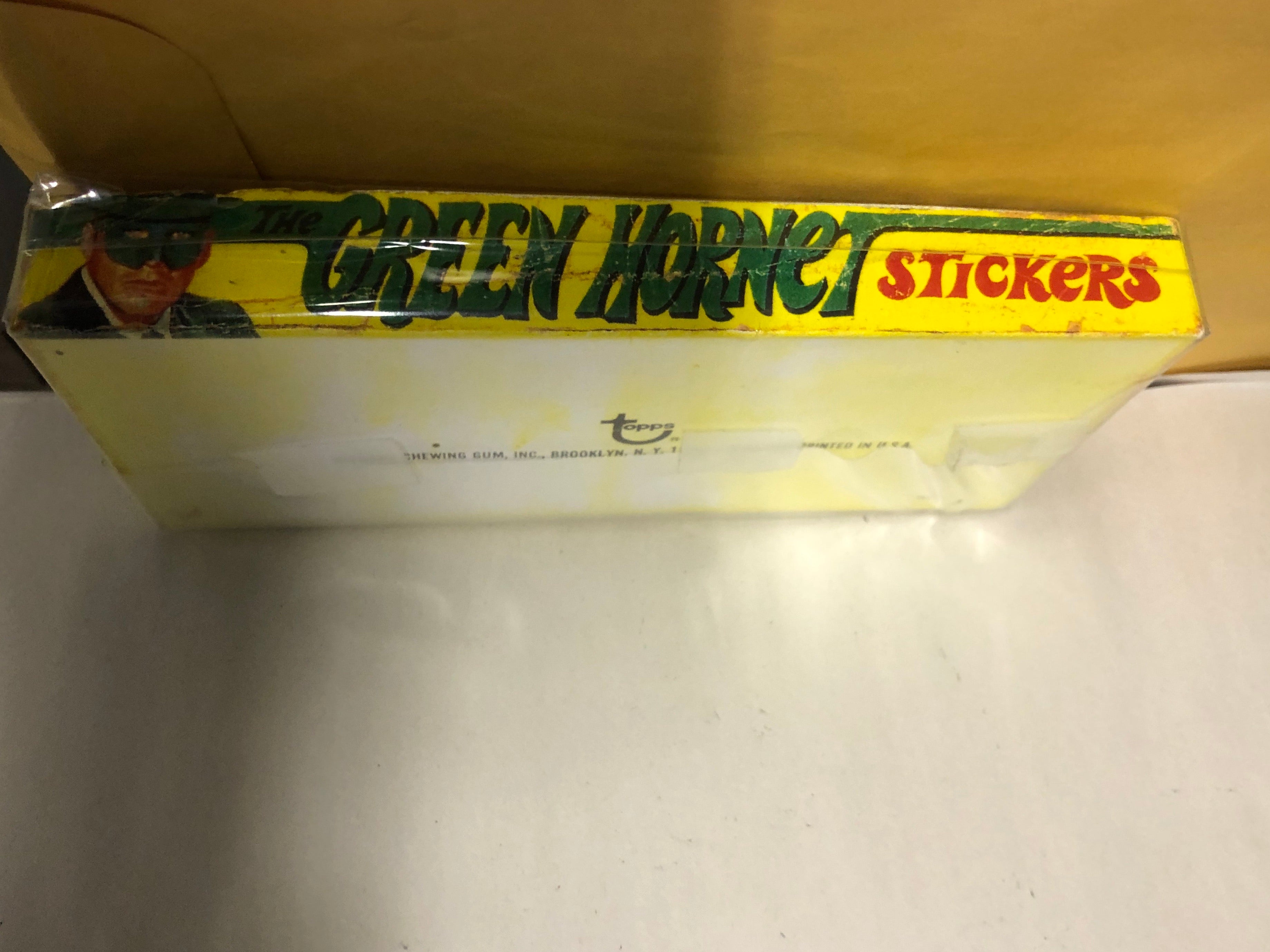 Green Hornet TV show rare replica stickers empty display box