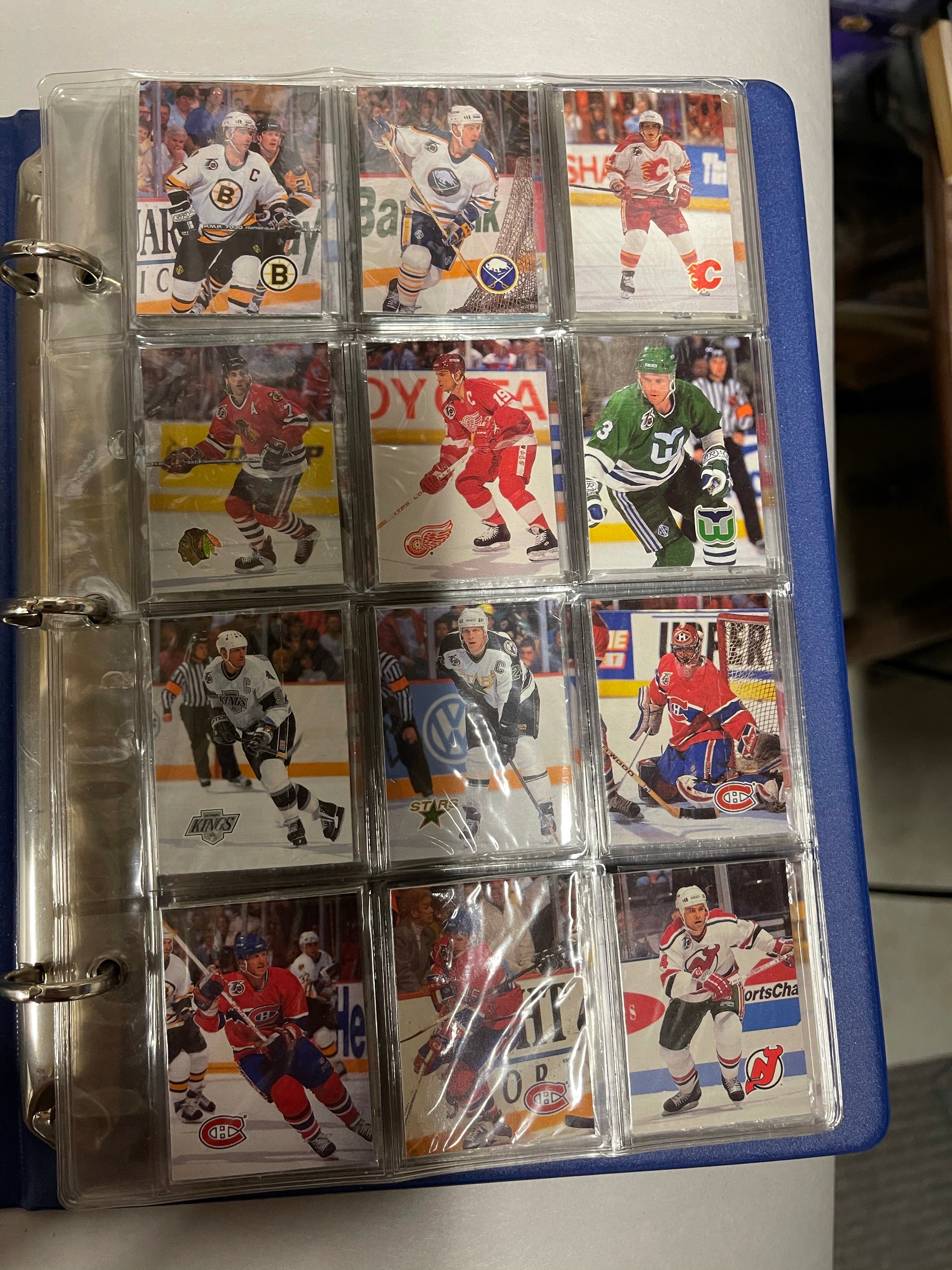 Humpty Dumpty chips limited issued hockey cards set in binder