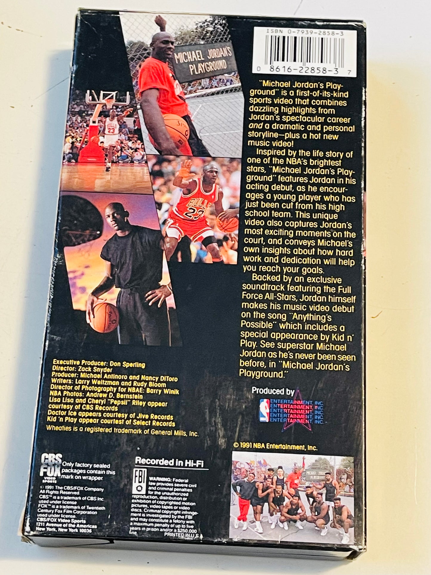 Michael Jordan’s playground rare VHS cassette 1991