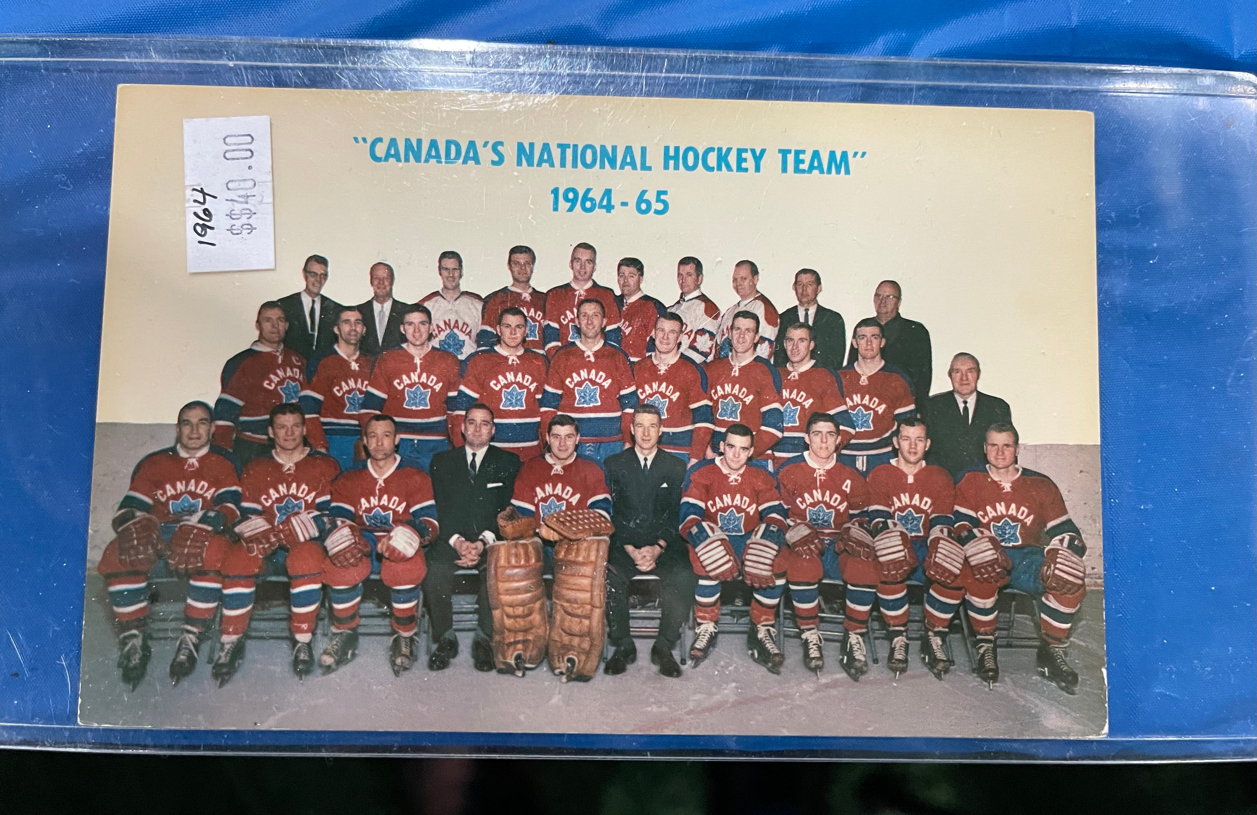 Montreal Canadiens vintage postcard 1964