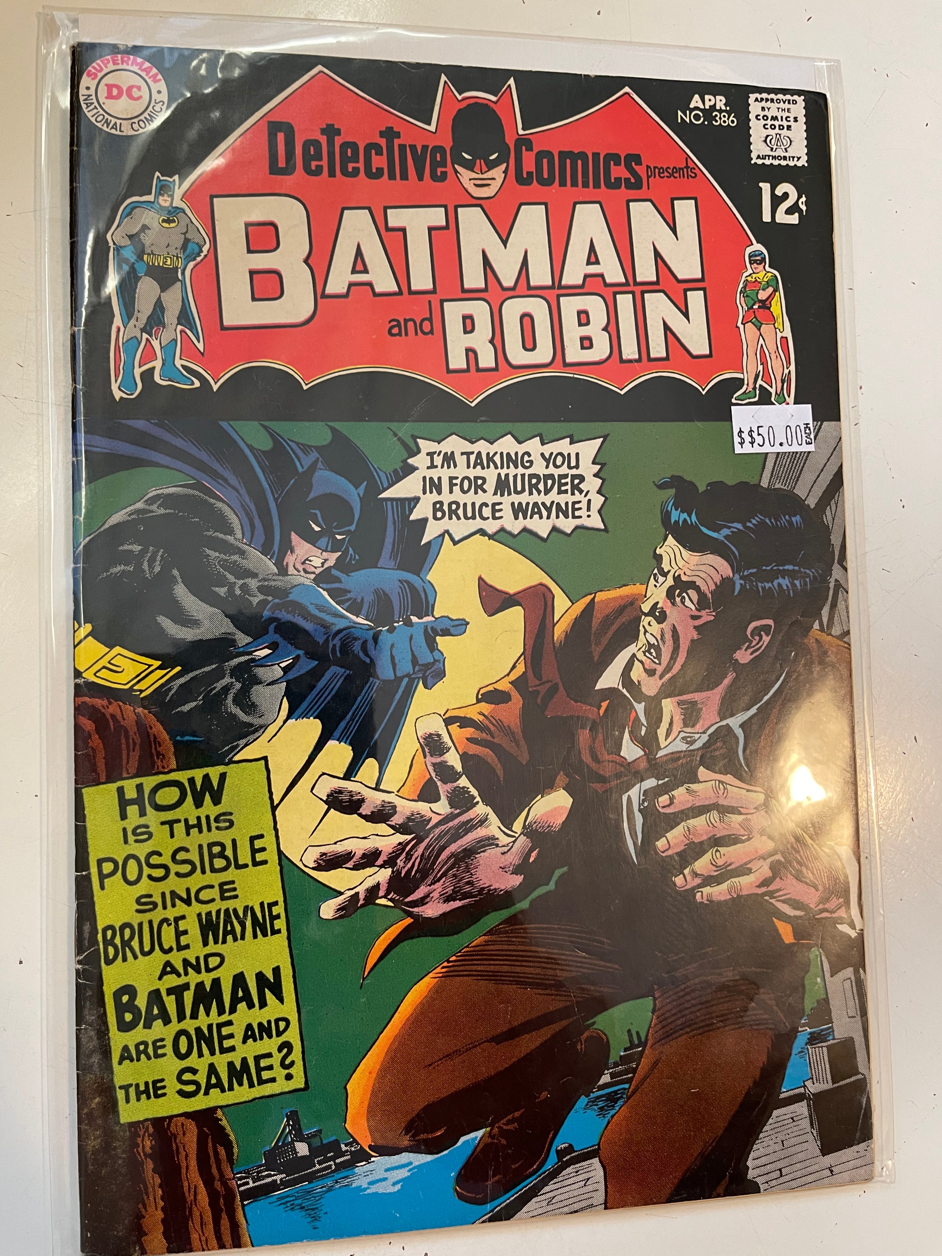 Batman #386 vintage VF condition comic book
