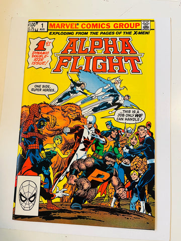Alpha Flight # 1 high grade Vf comic book 1983
