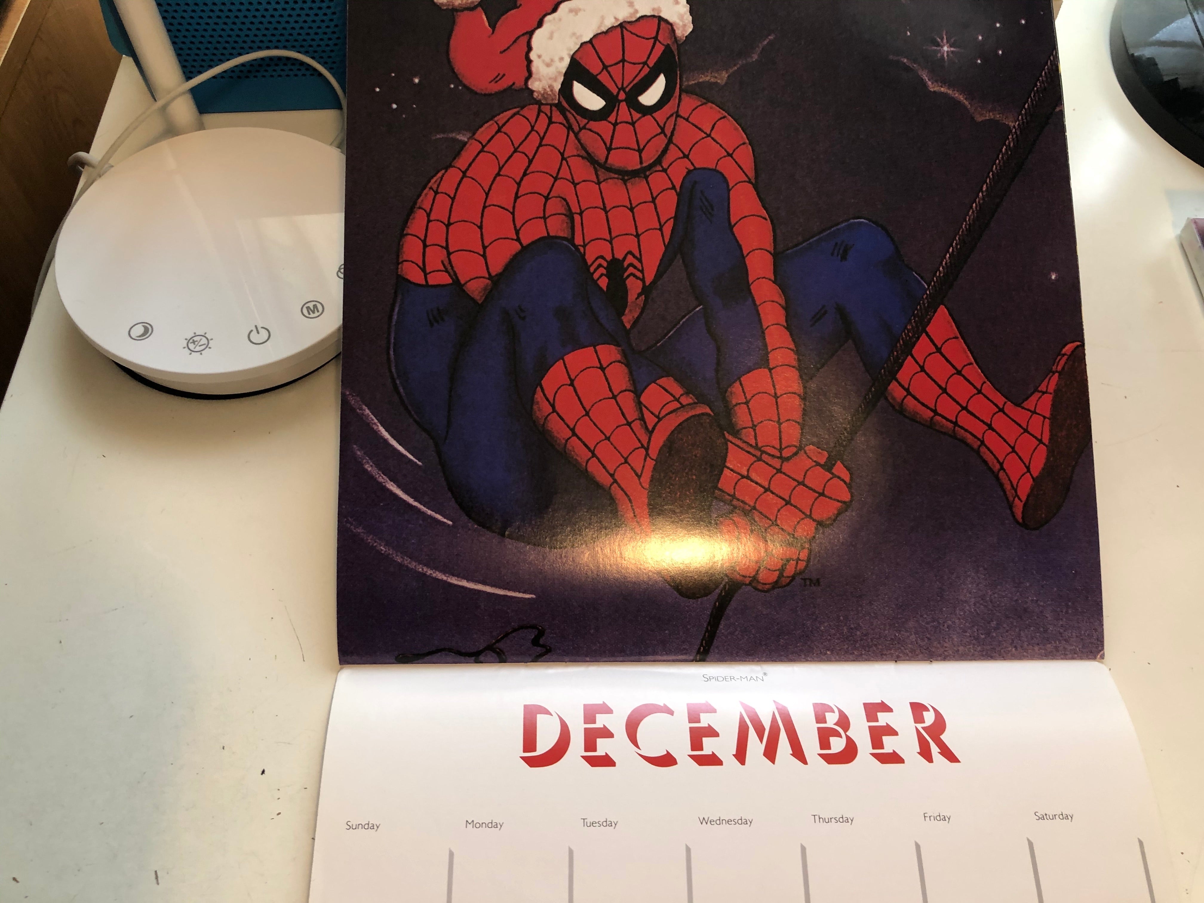 Marvel Superheroes calendar 1988