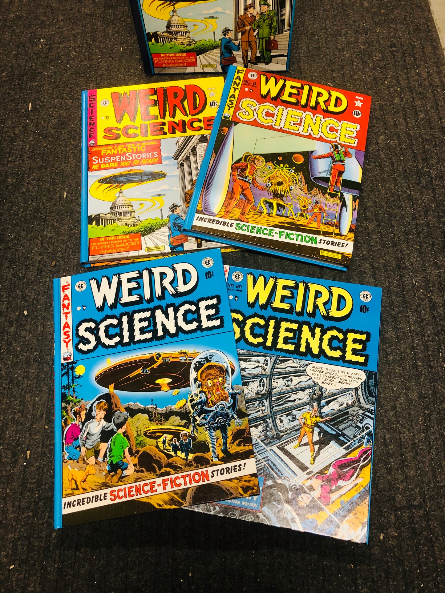 Weird Science EC comics 4 hard cover comic volumes set 1980