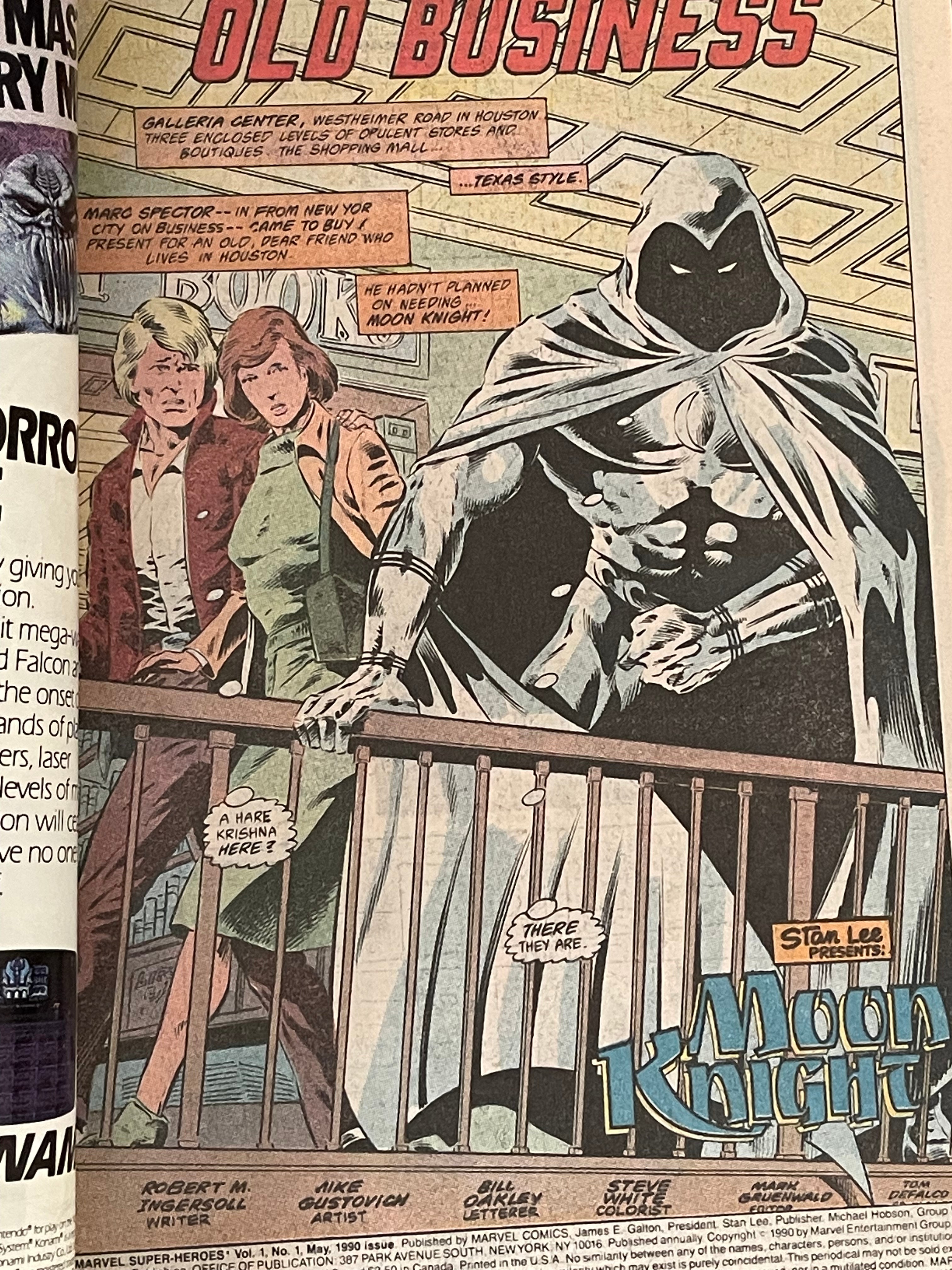 Marvel Super-Heroes #1 spring special with Moon Knight