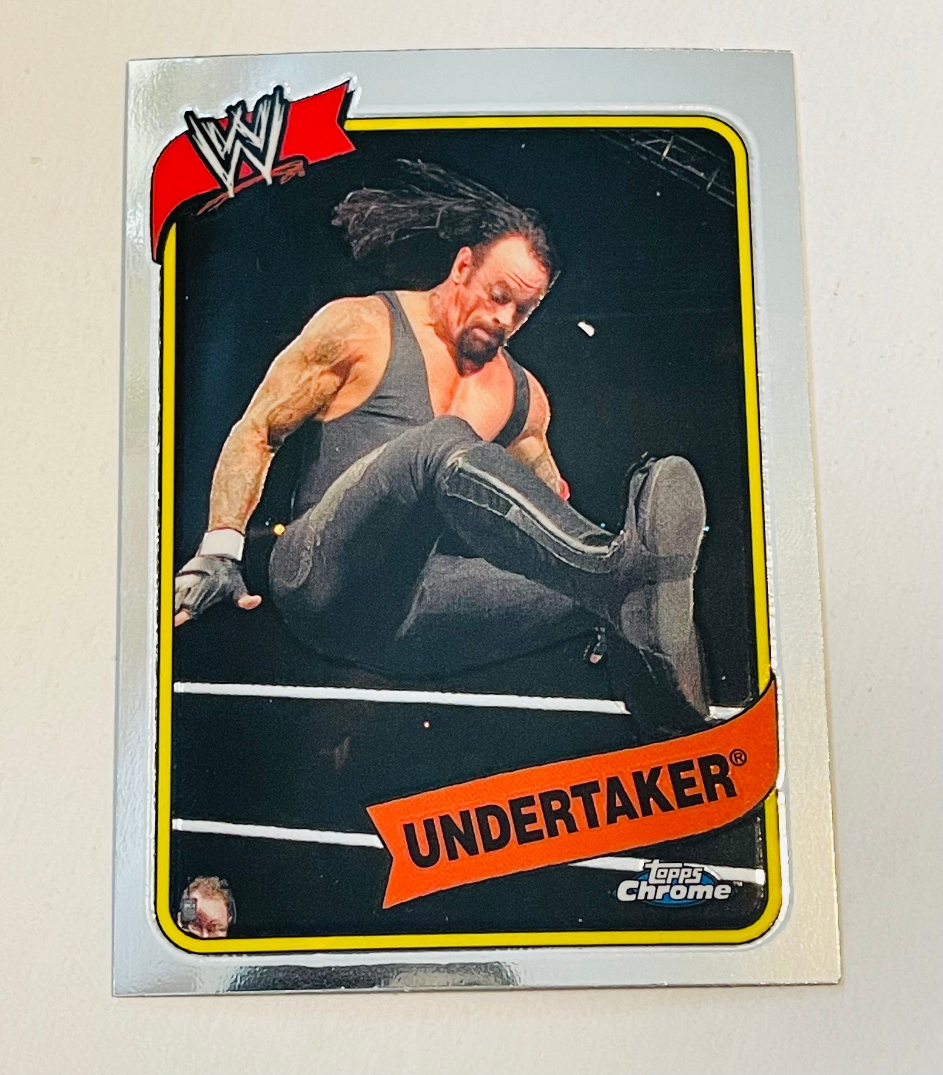 Undertaker Topps chrome wrestling legend card 2008