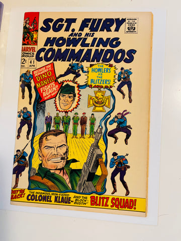 Sgt.Fury and his Howling Commandos #41 comic book 1967