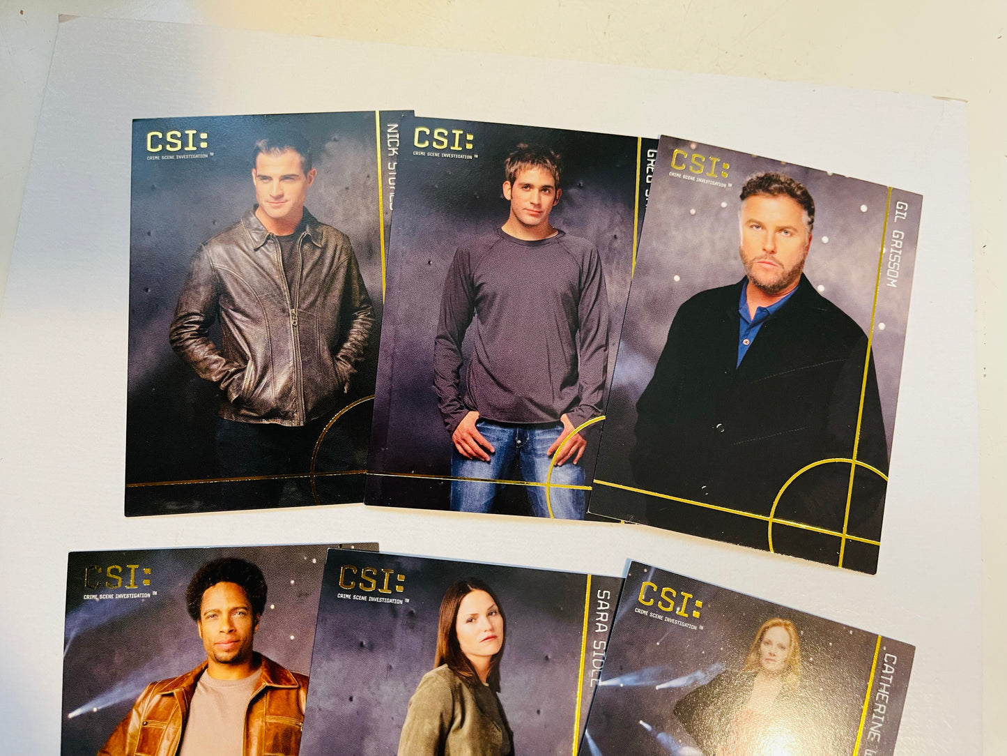 CSI Las Vegas TV show rare insert cards set