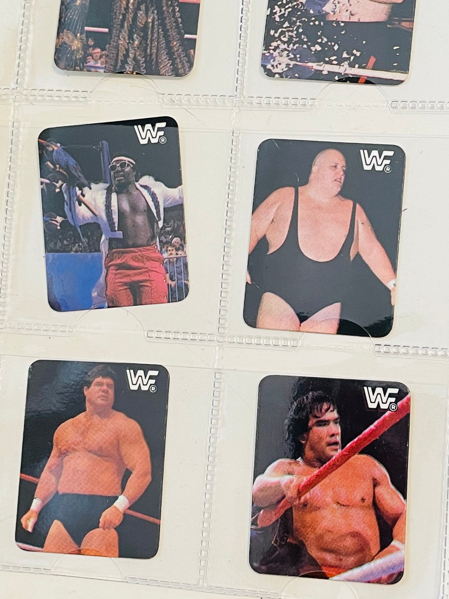 Wrestling Wreslemania Hostess Chips rare complete cards set 1987