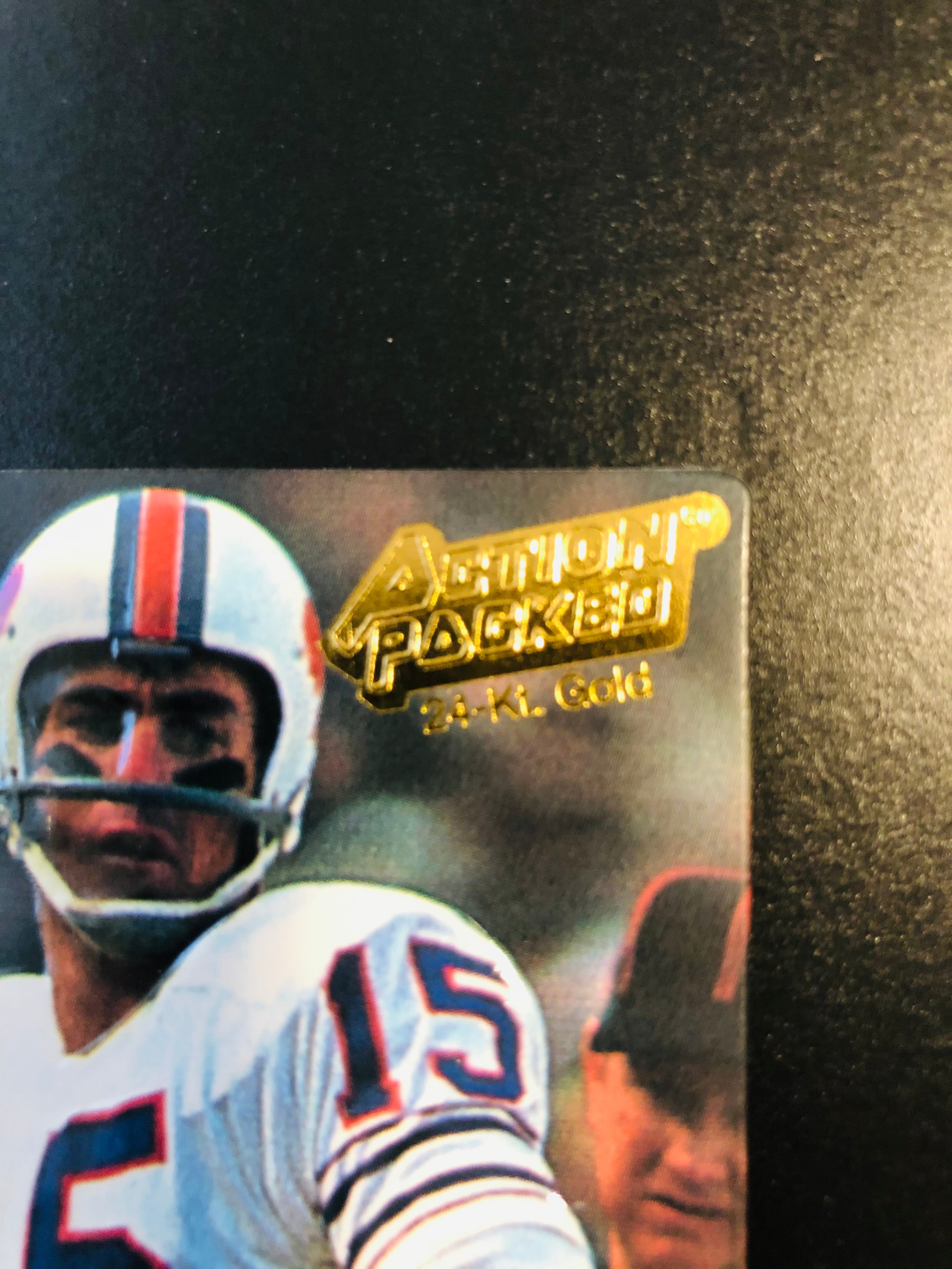 Jack Kemp action packed 24k gold special football card 1992