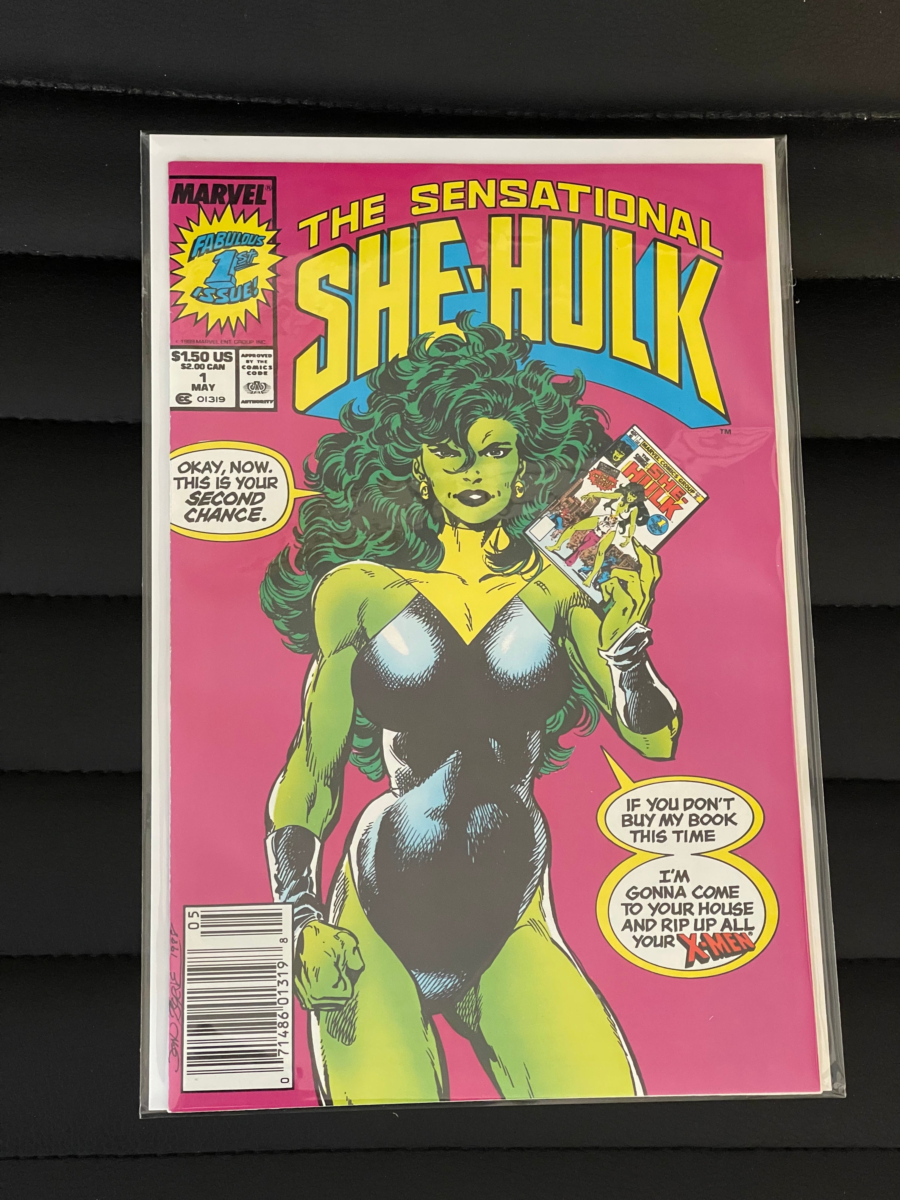 She-Hulk #1 high grade condition Marvel comic 1989