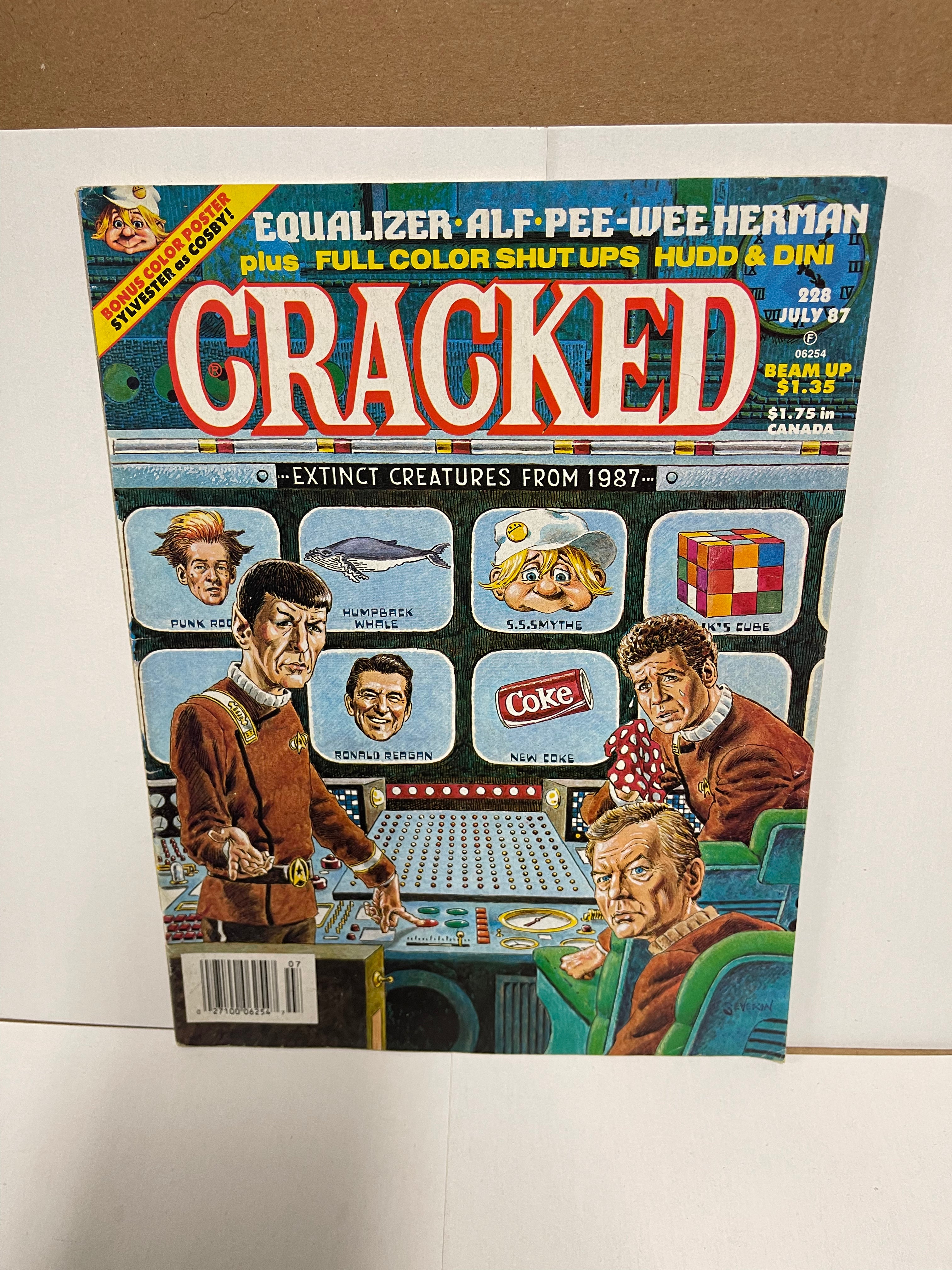 Cracked Magazine Star Trek- July 1987