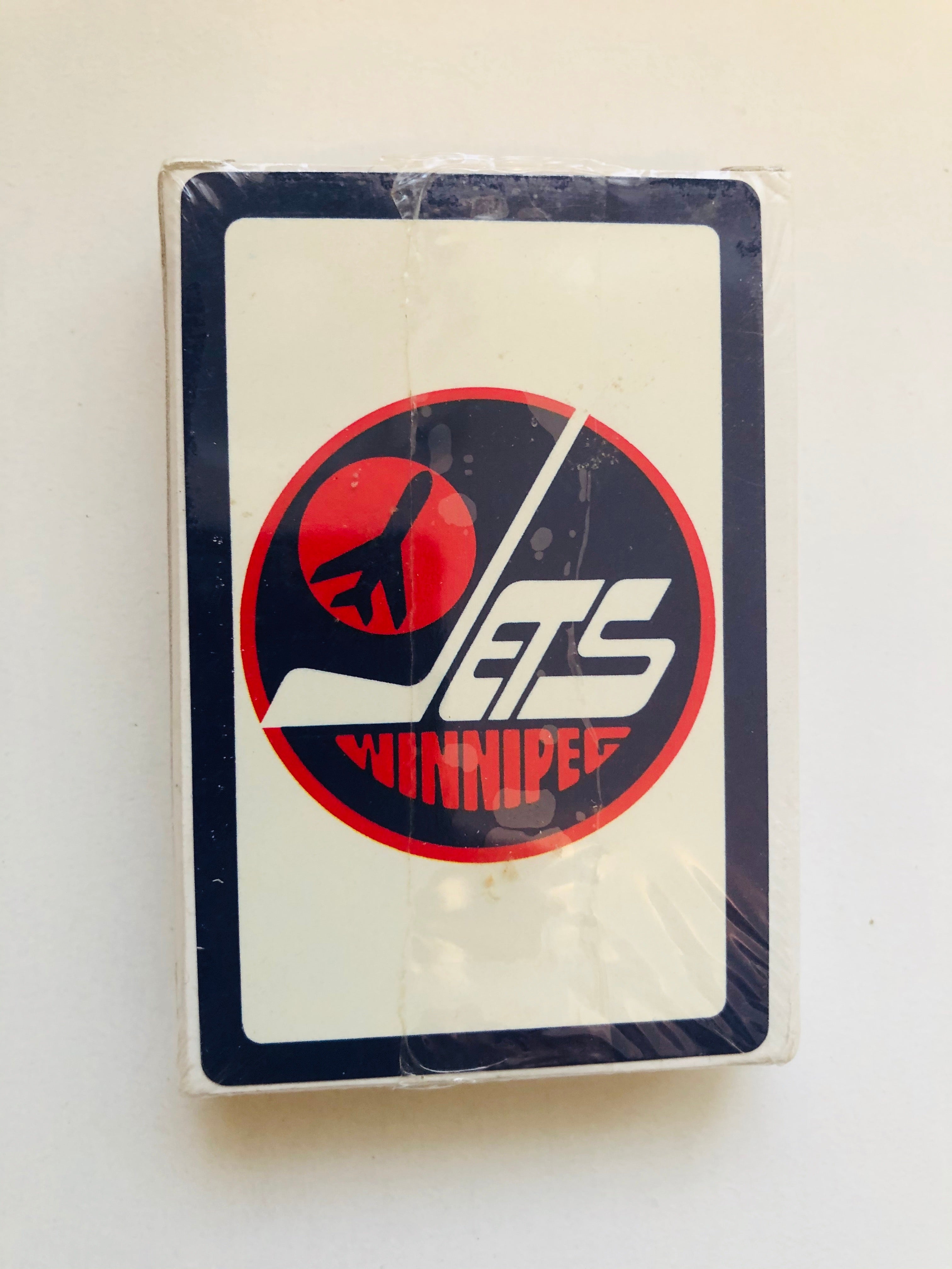 Winnipeg Jets hockey factory sealed playing cards deck 1980s
