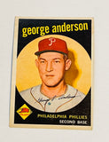 Sparky Anderson rare Topps high grade rookie baseball card 1959