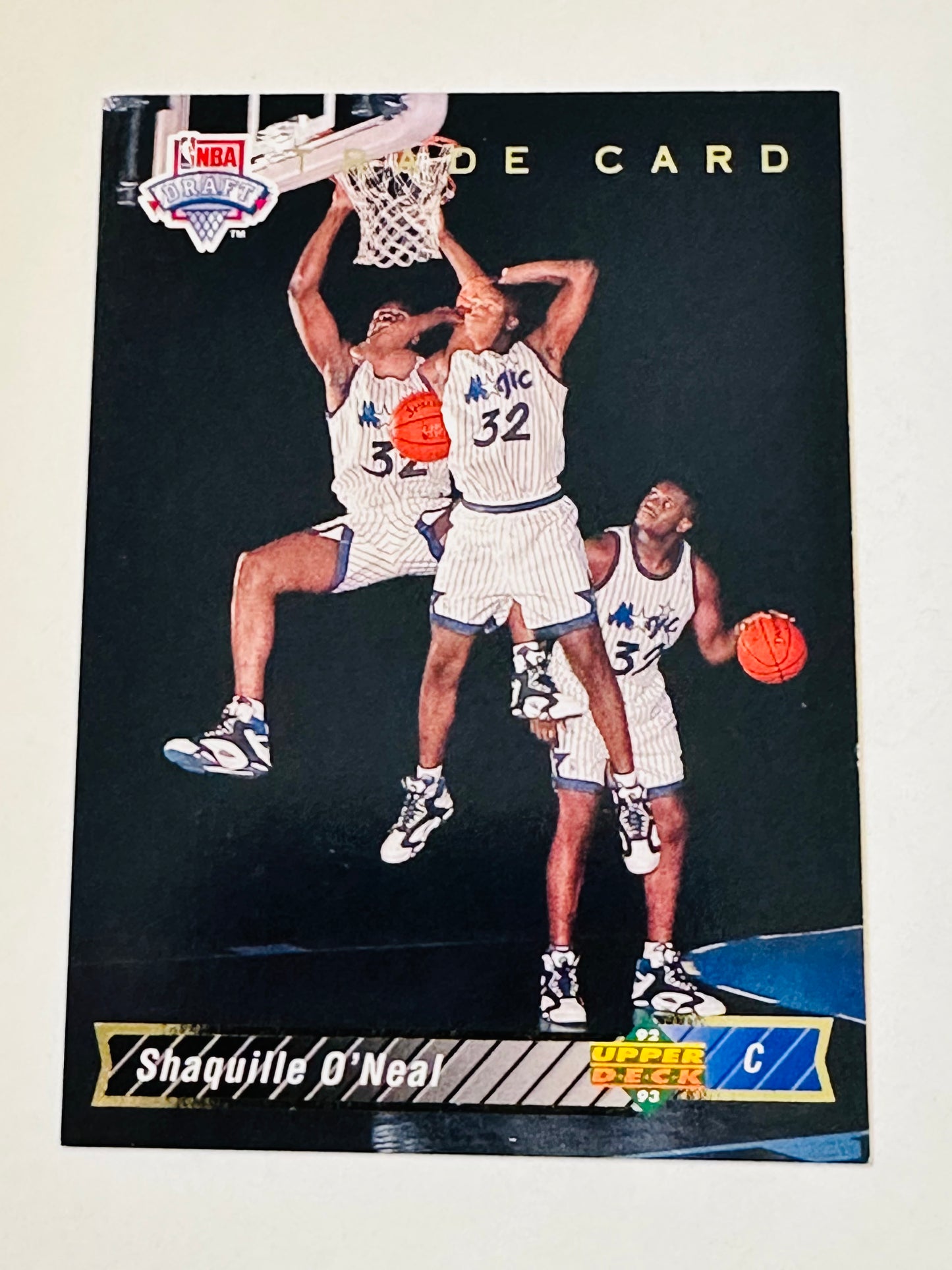 Shaq O’Neal Upper Deck basketball rookie with team set 1992