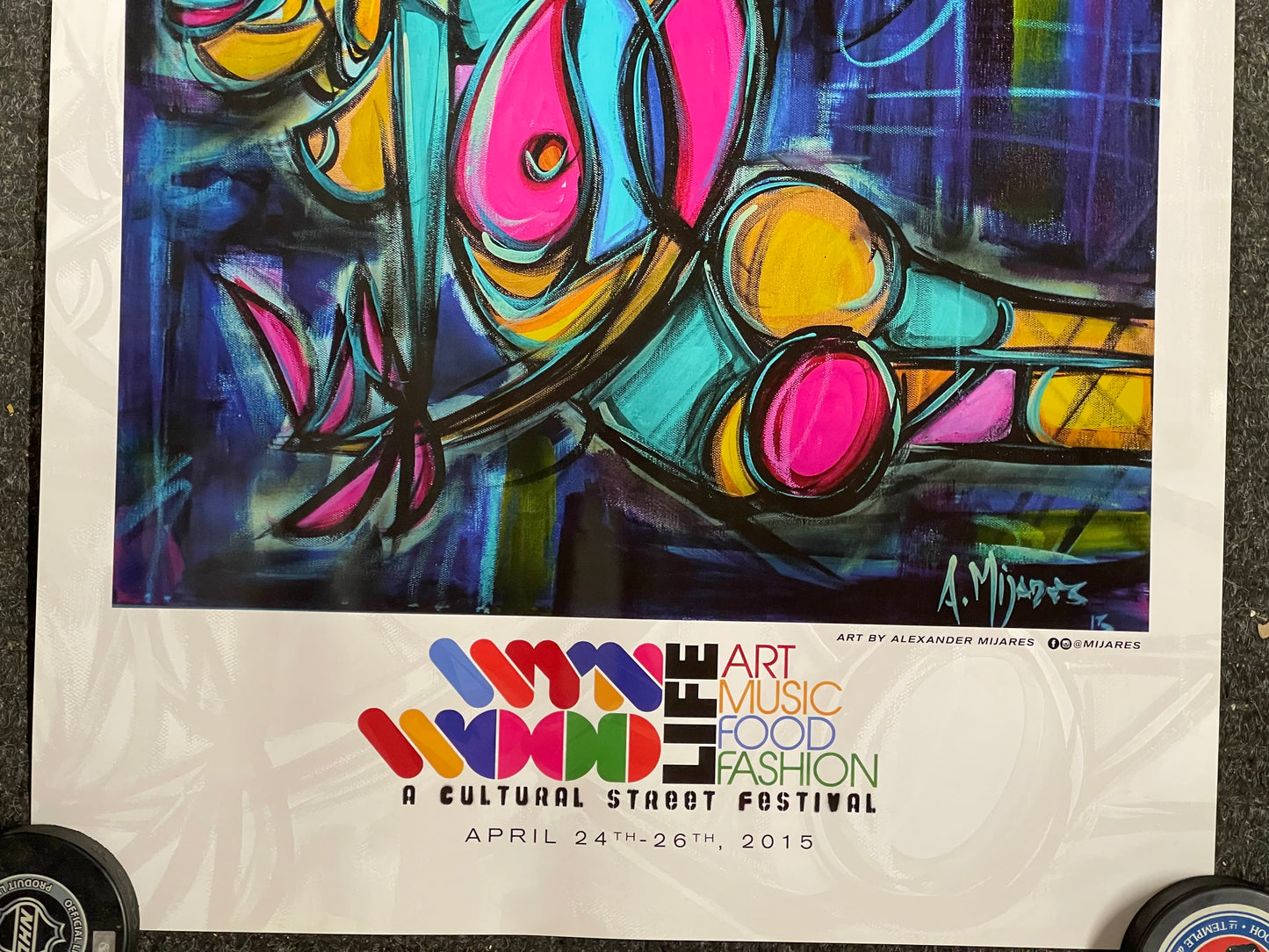 Miami Wynwood Art week rare glossy limited edition poster 2015