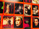Hammer Horror Shocking Laffs rare uncut cards sheet 1976