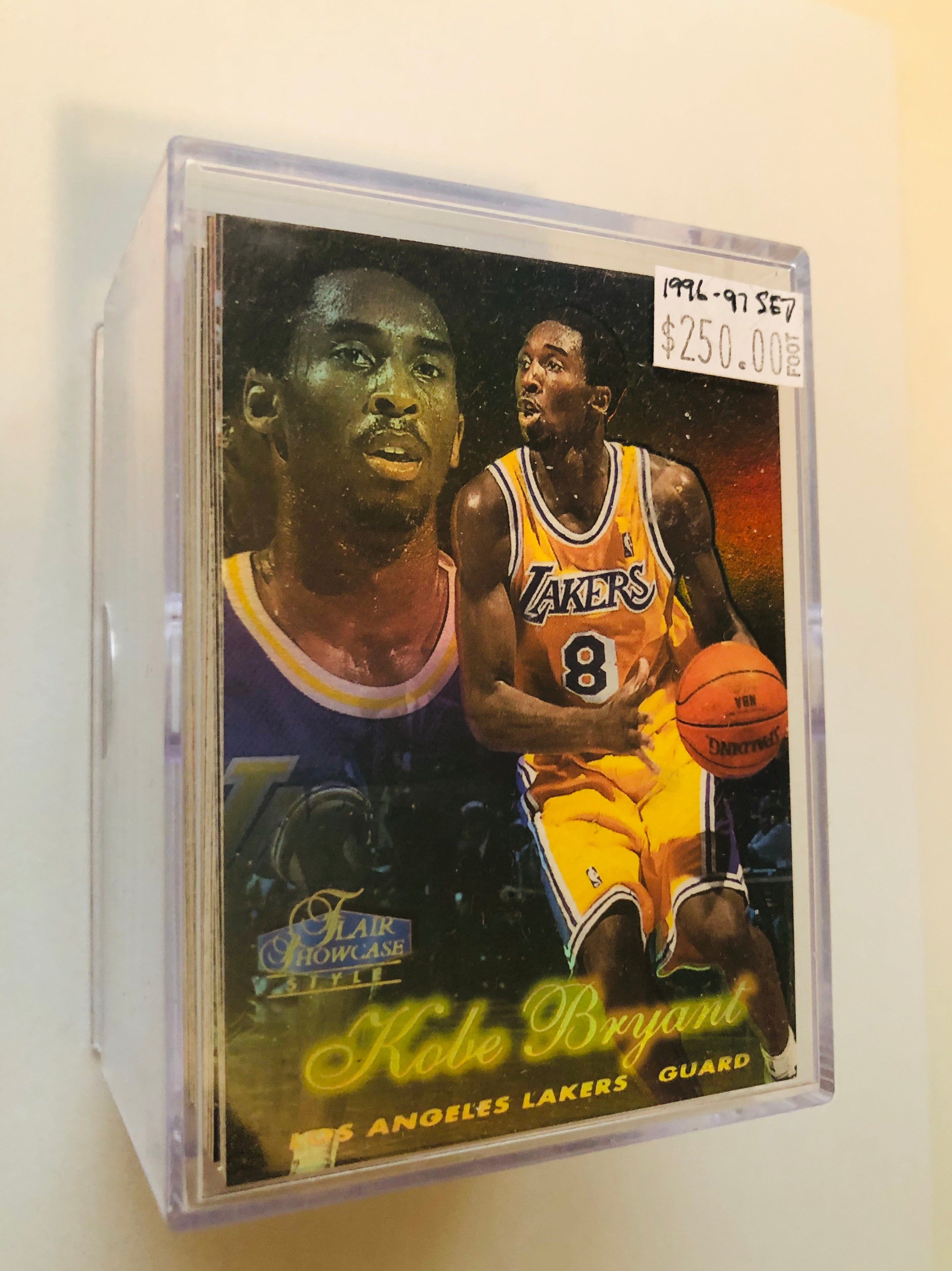 1997 Flair Showcase Kobe Bryant and great basketball cards set