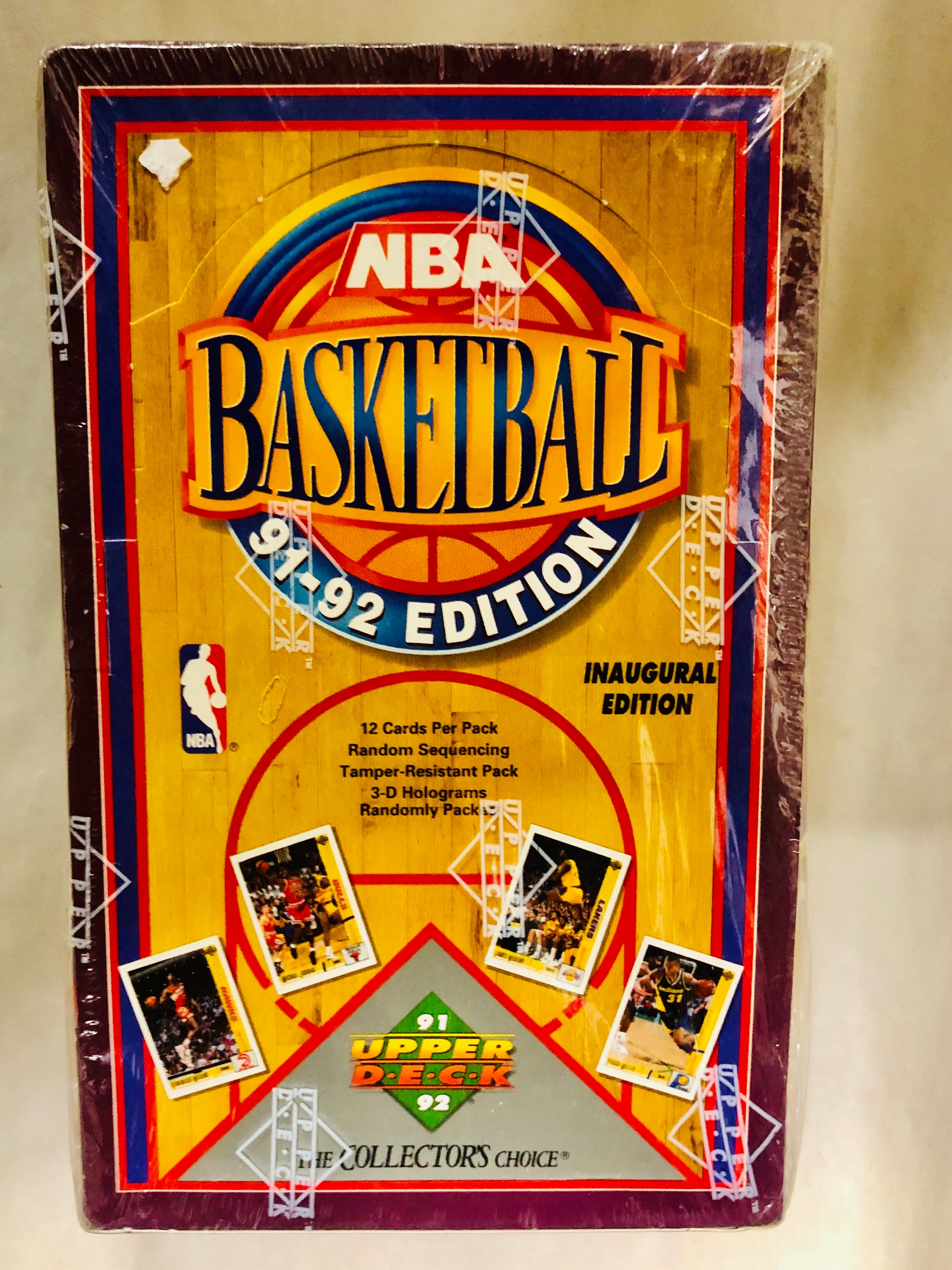 Upper Deck Basketball first year cards 36 packs factory sealed box 1991