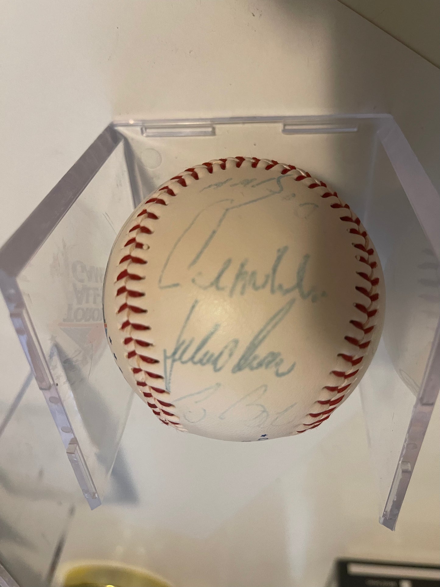 1991 All-Star Baseball game multiple autographs rare ball with COA