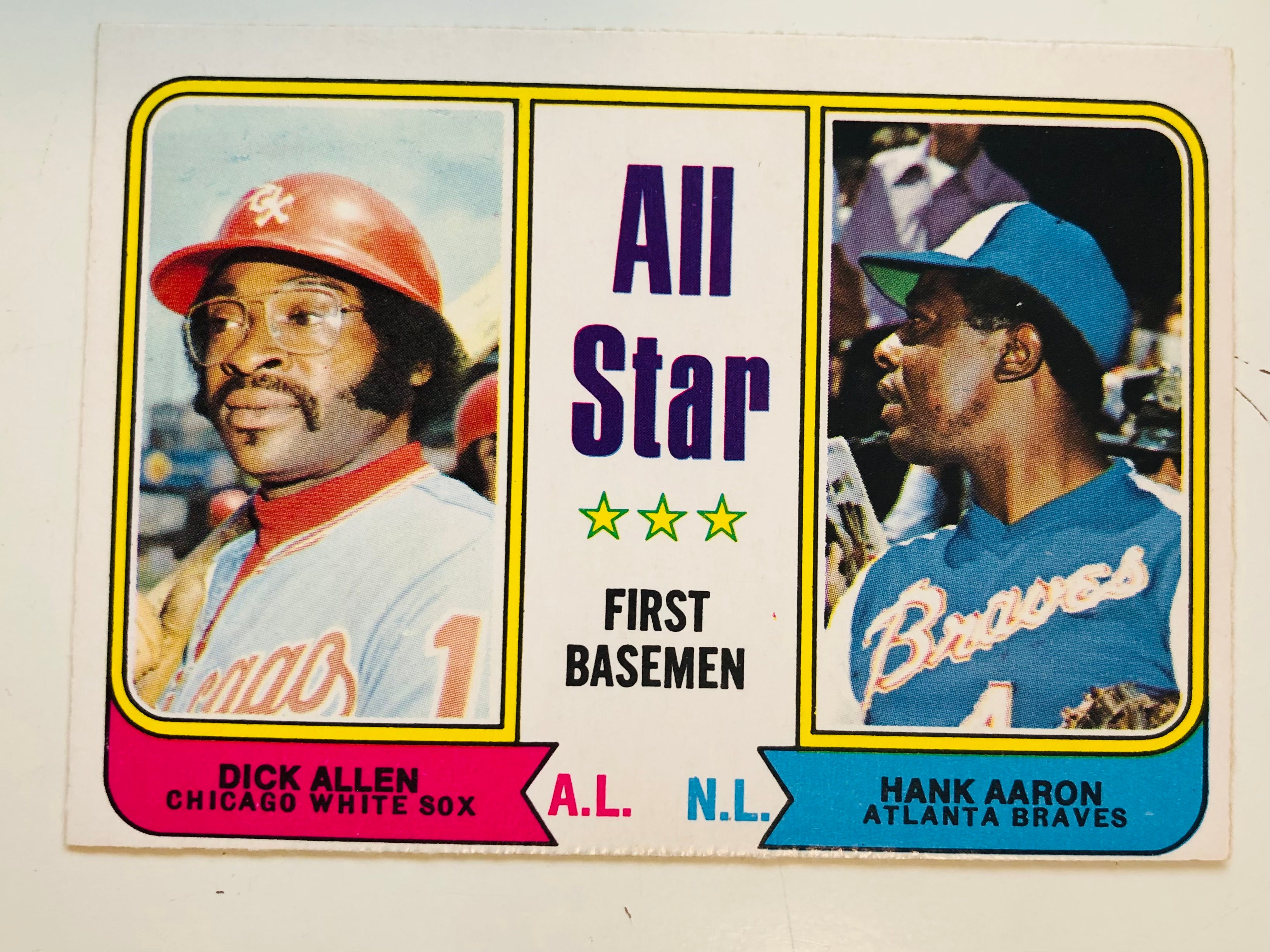 Hank Aaron Opc Canadian All-Star baseball card