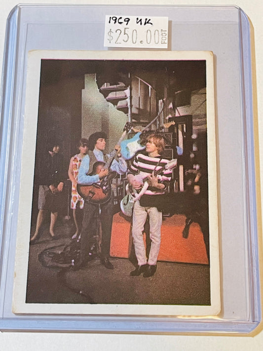 The Rolling Stones rare ABC vintage card 1969