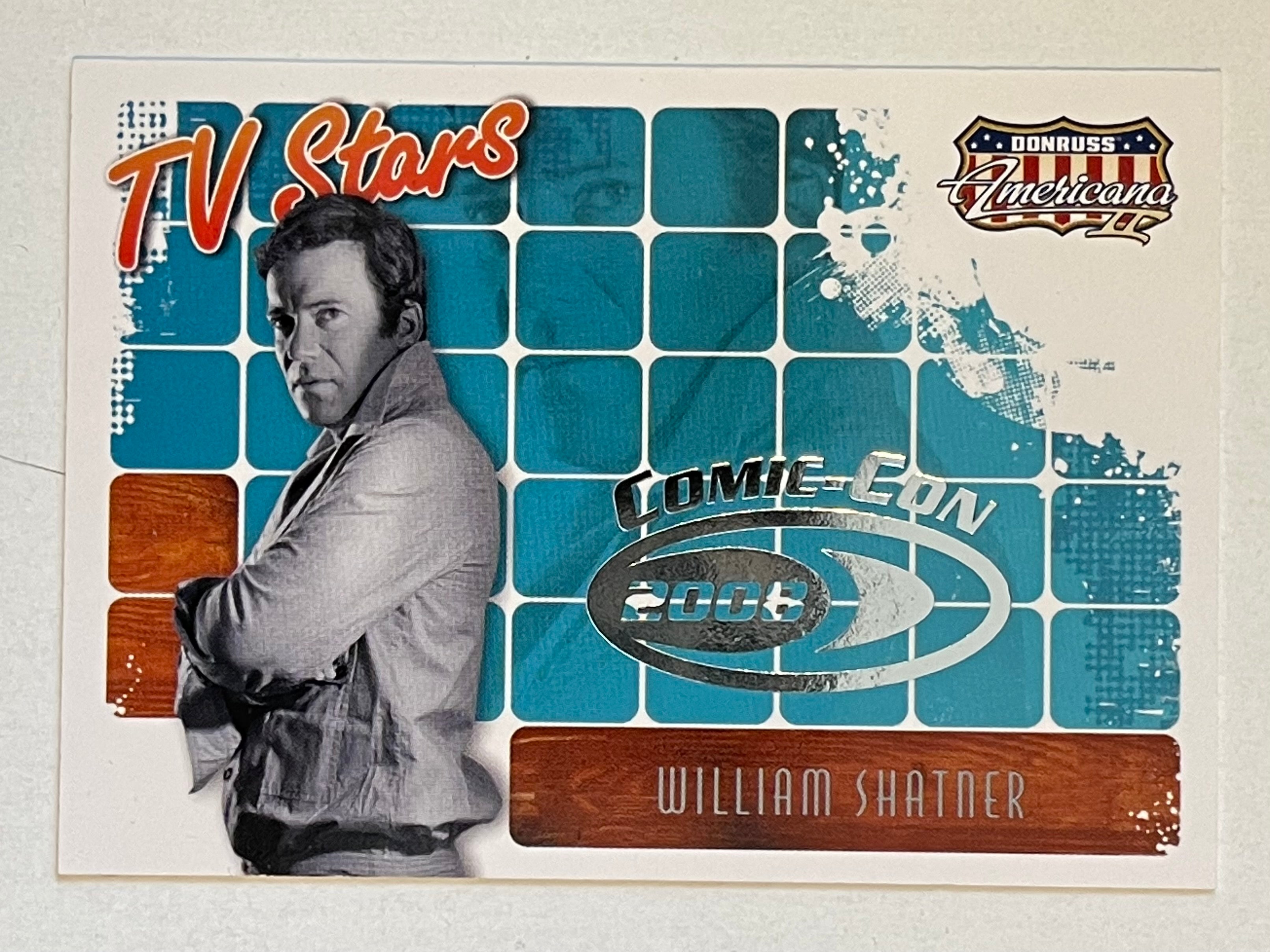 Star Trek William Shatner Donruss rare promo card 2008