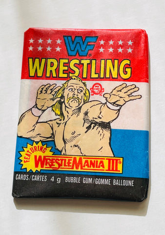 Wrestling opc cards rarer Canadian version pack 1987