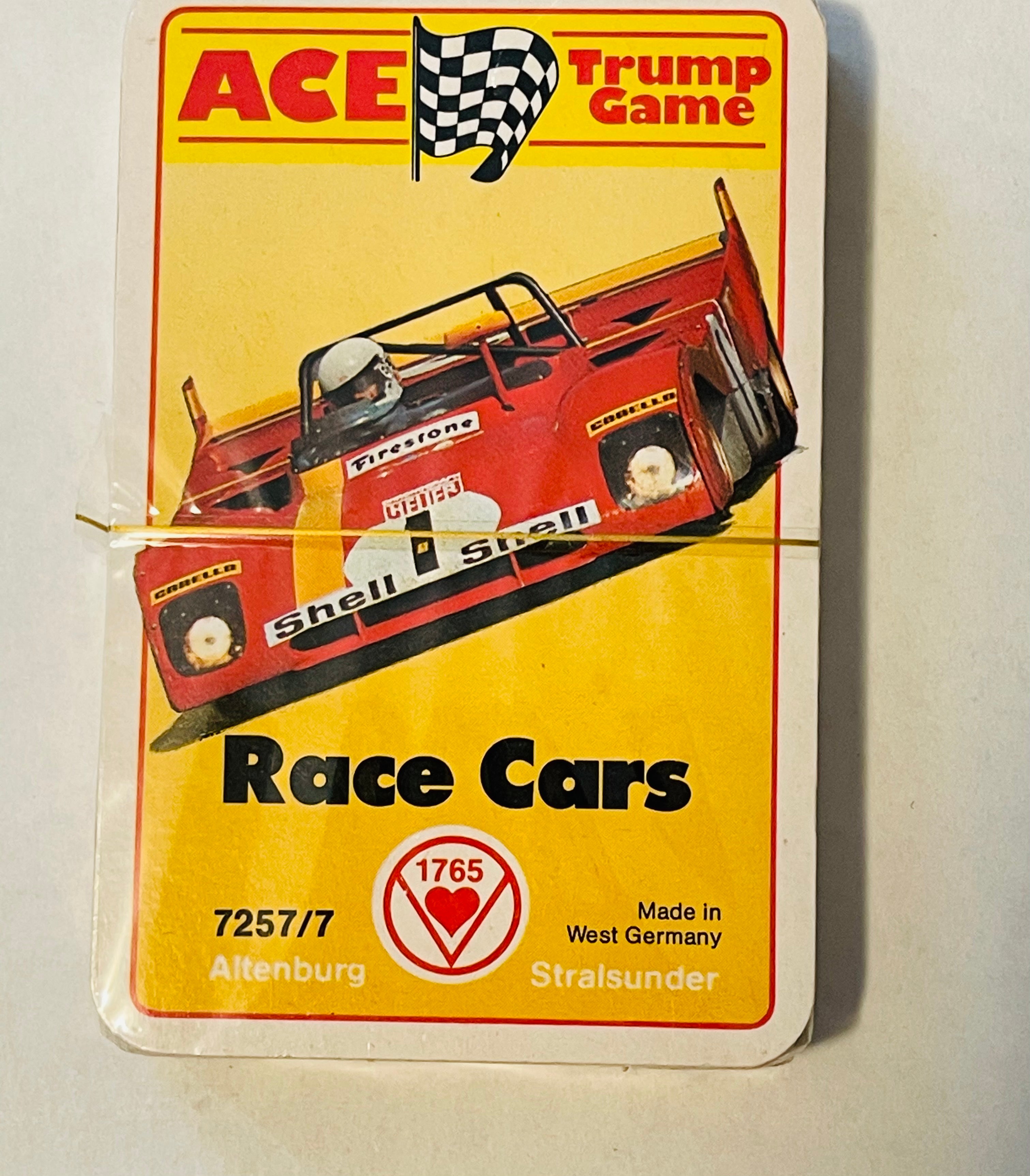 F1 Formula 1 racing rare factory sealed deck of cards 1970s