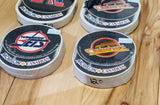 Winnipeg Jets, Nordiques and Vancouver Canucks hockey coasters lot deal 1980s